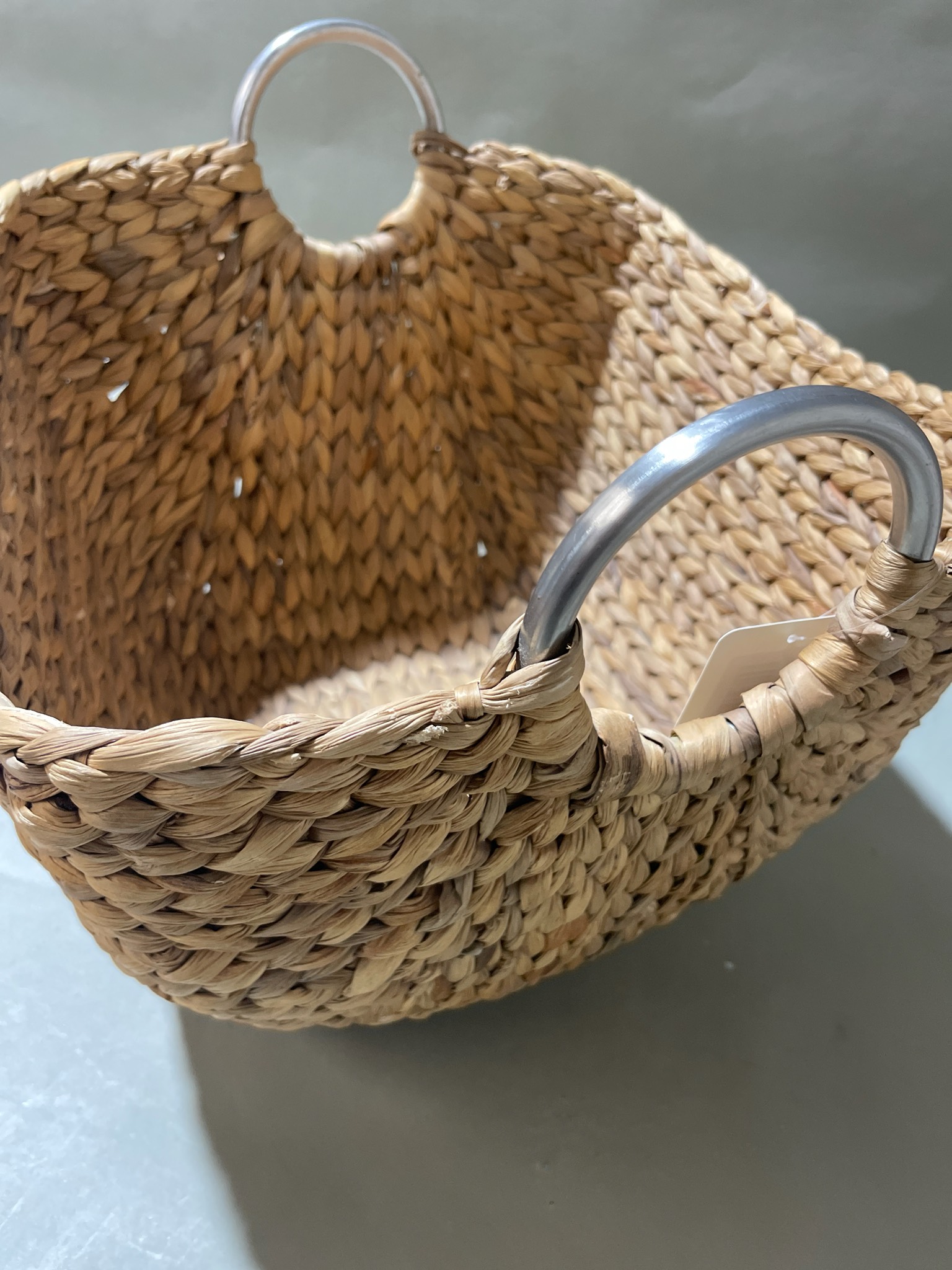 Natural Tan Woven Tote