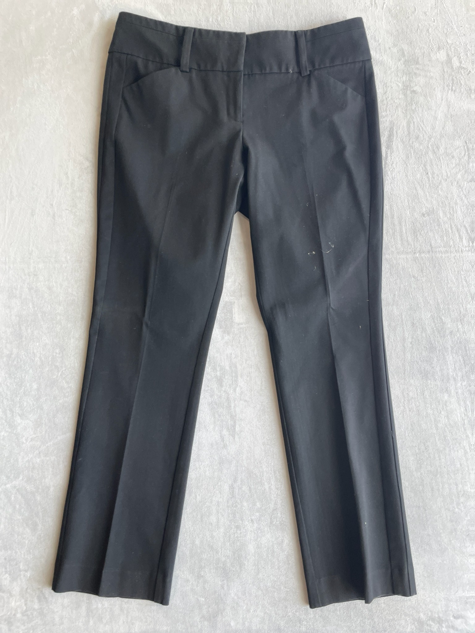 New York & Company Black Stretch Woven Dress Pants Size Size 14