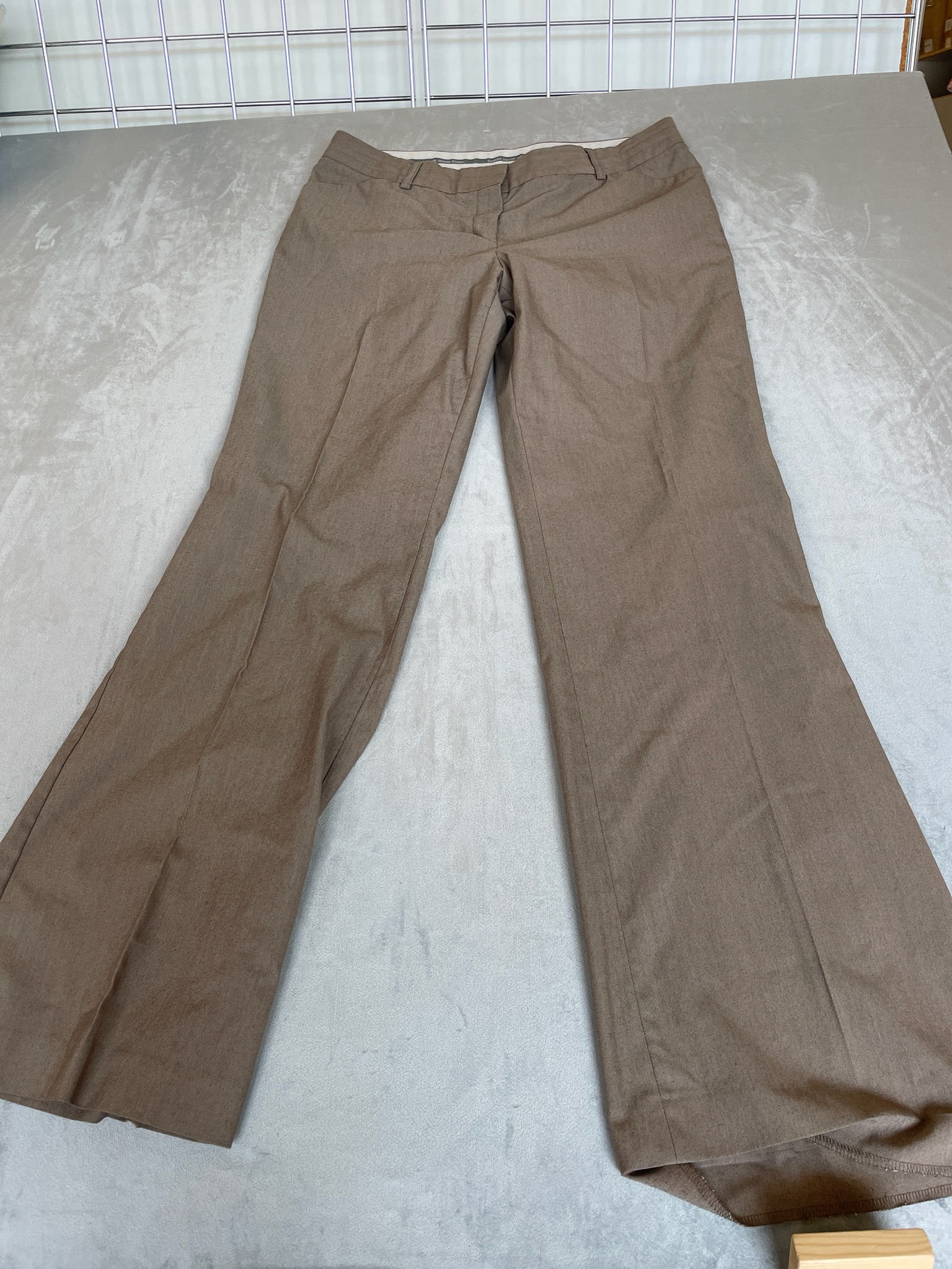 Express Brown Woven Dress Pants Size Size 10