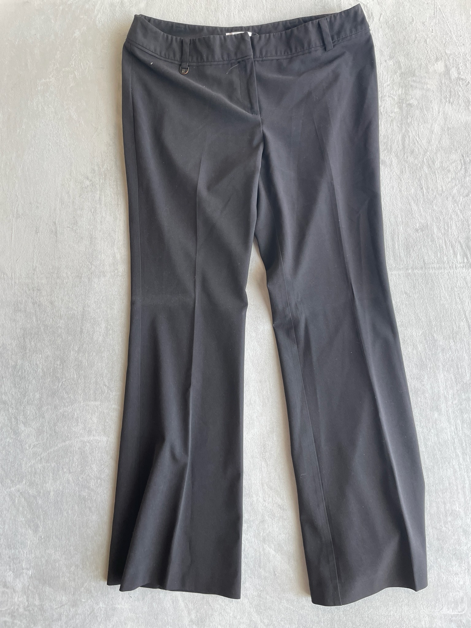 New York & Company Black Stretch Woven Dress Pants Size Size 8