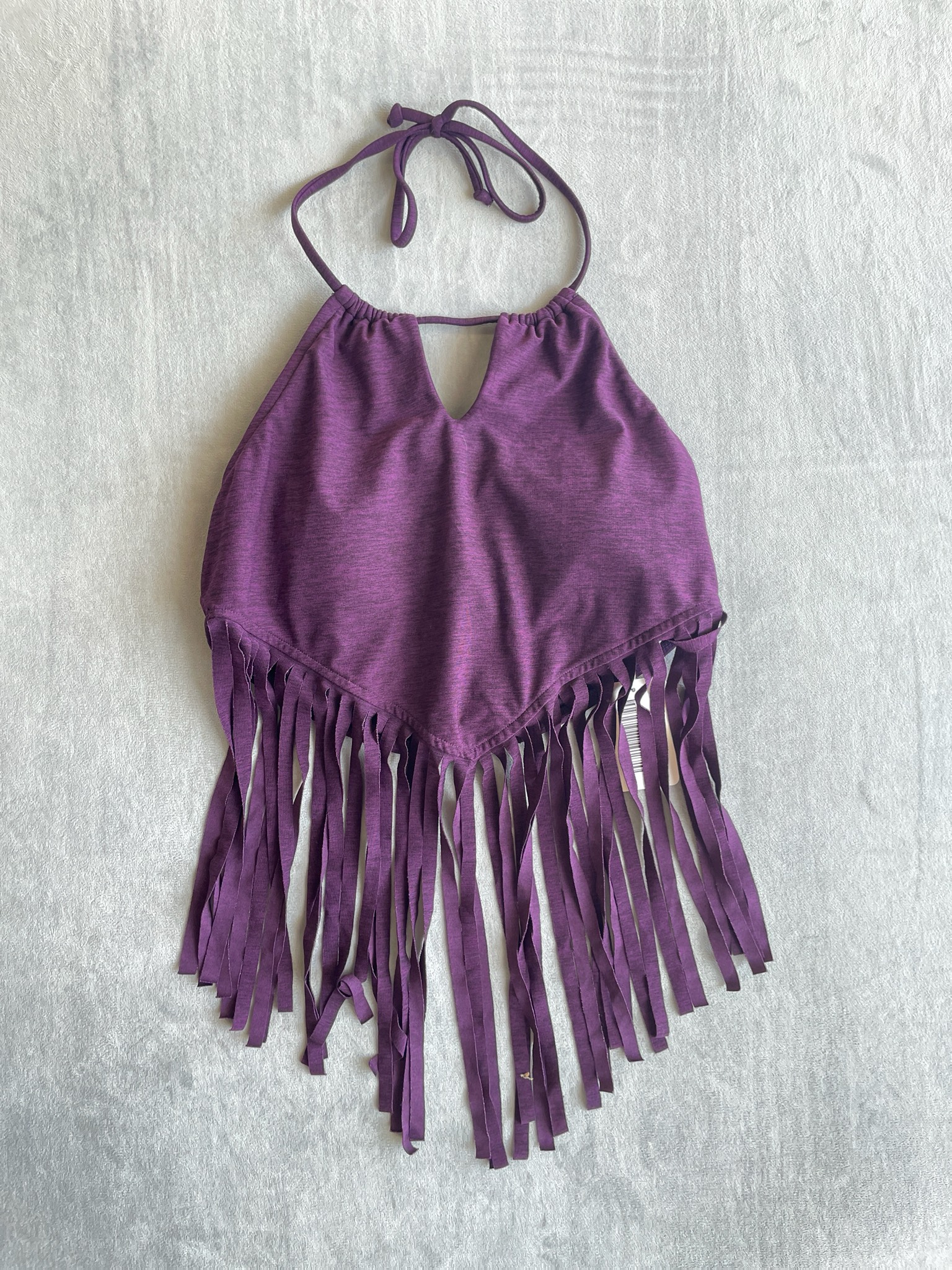 Mossimo Purple Jersey Knit Halter Top Size L