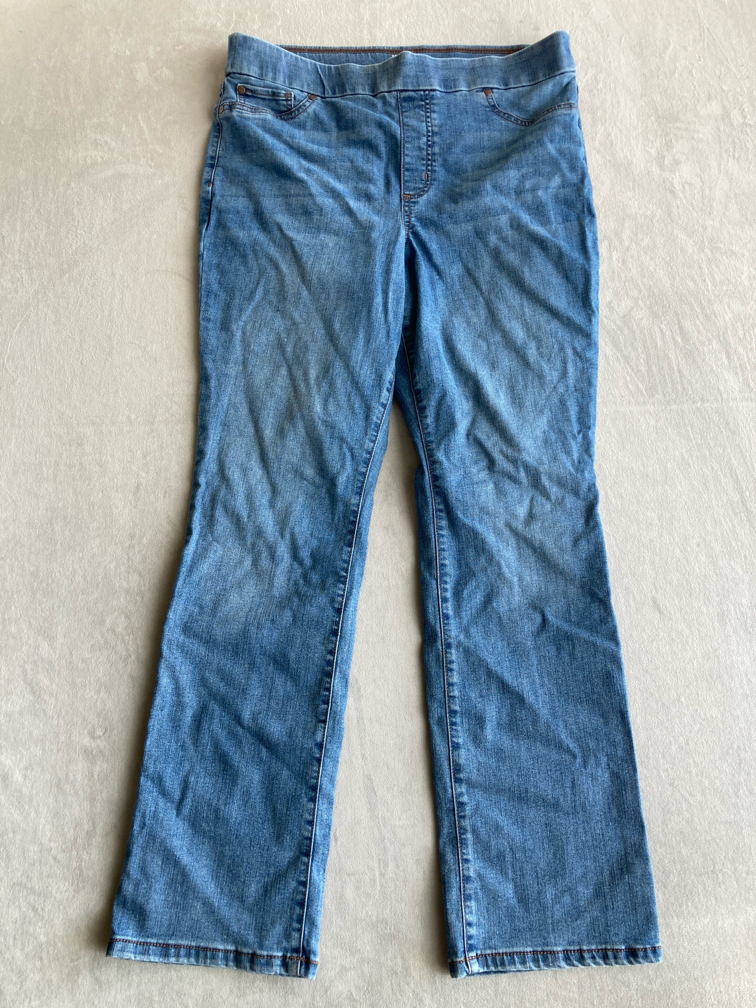 Kim Rogers Medium Blue Denim Jeans Size 14 Average