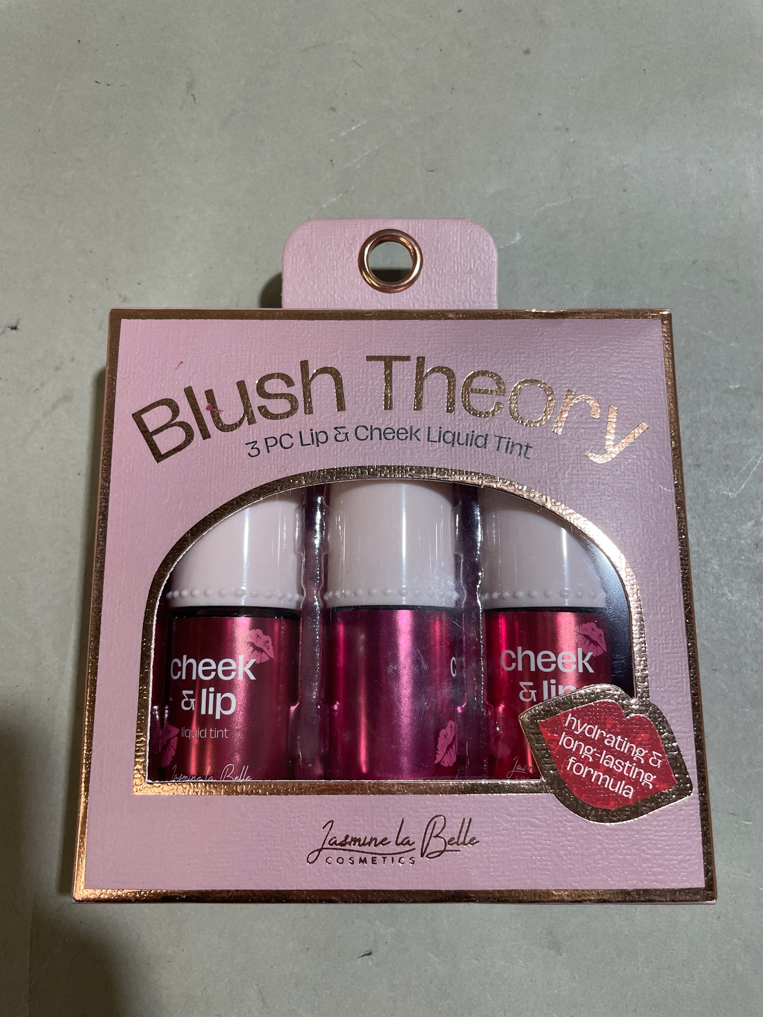 Jasmine la Belle Pink Lip & Cheek Liquid Tint Set Size 3 PC