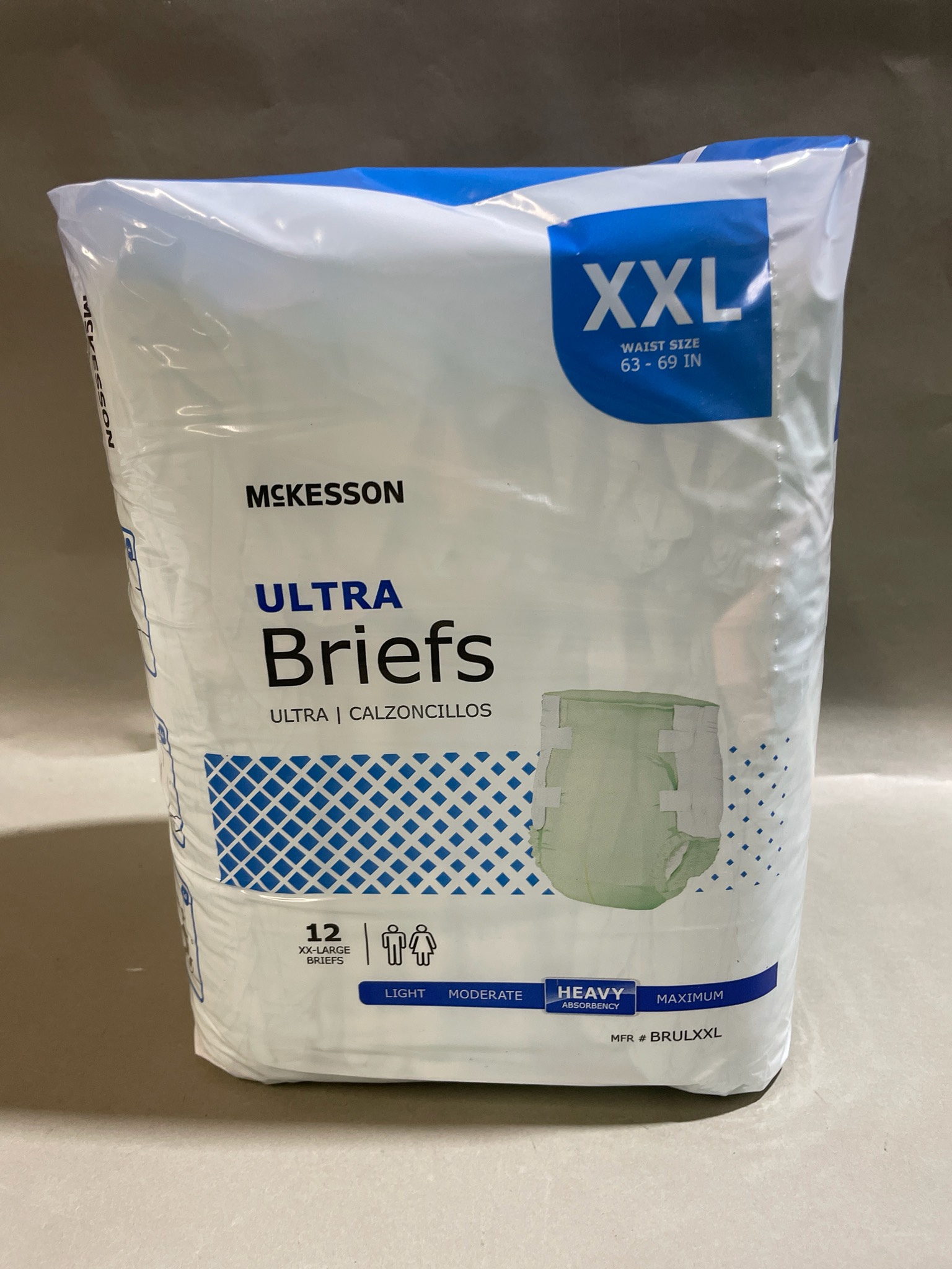 McKesson White Heavy Absorbency Ultra Briefs Size XXL