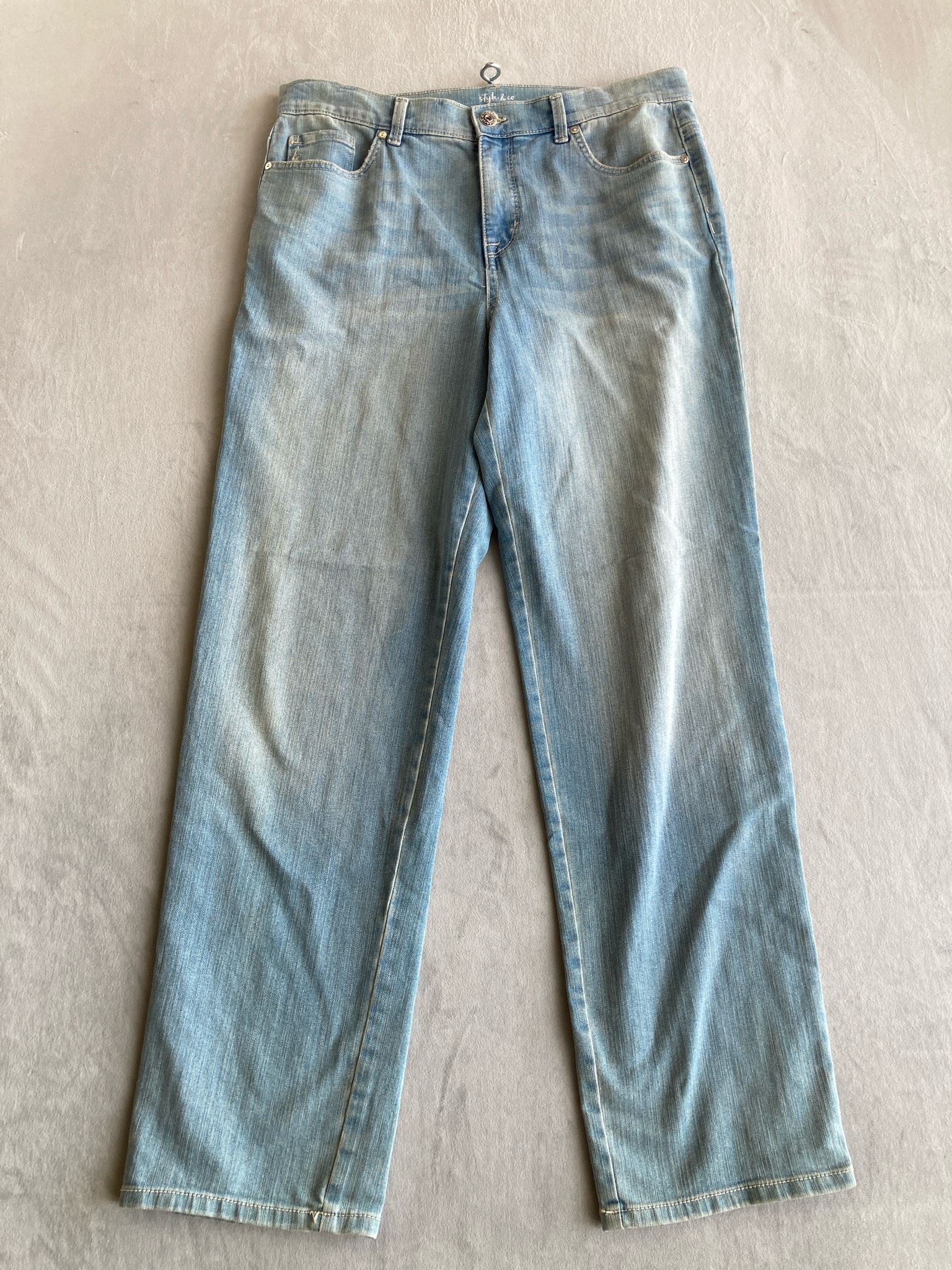 style & co Light Blue Denim Jeans Size US 12