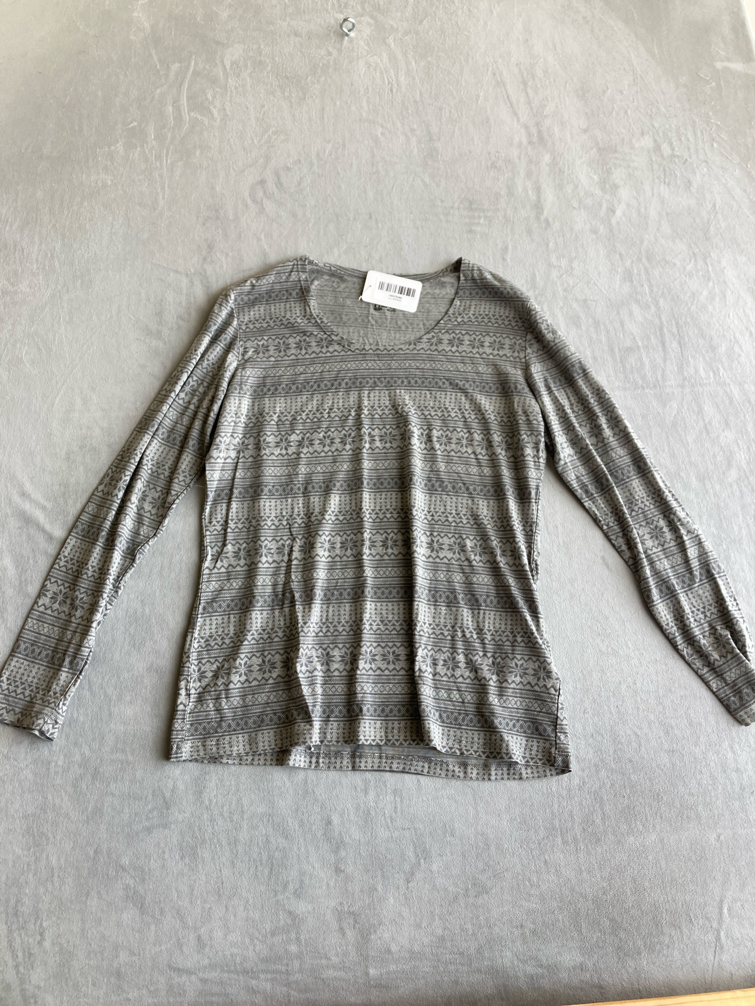 Weatherproof Gray Knit Tunic Size XL