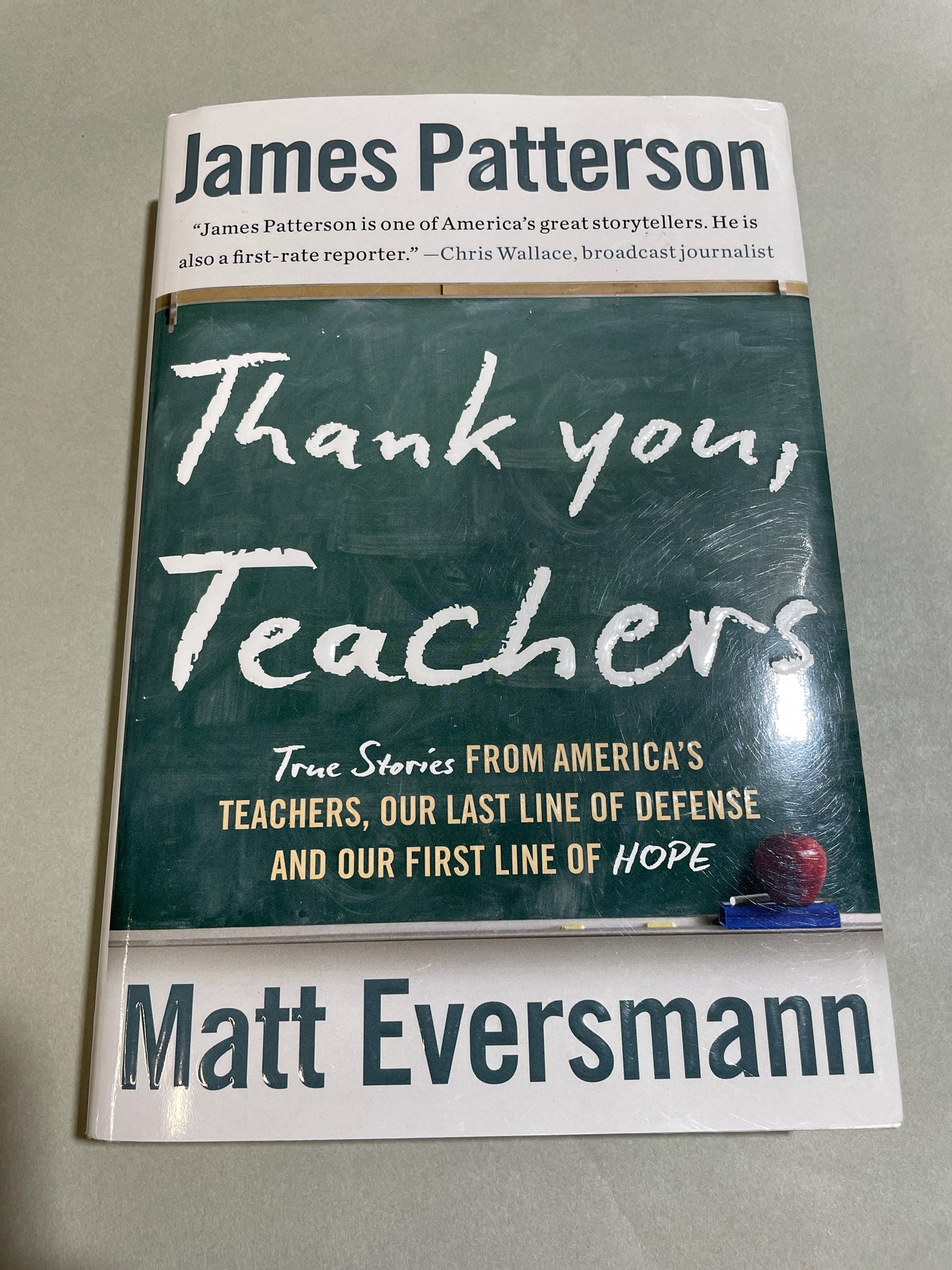 James Patterson Thank You Teachers Book