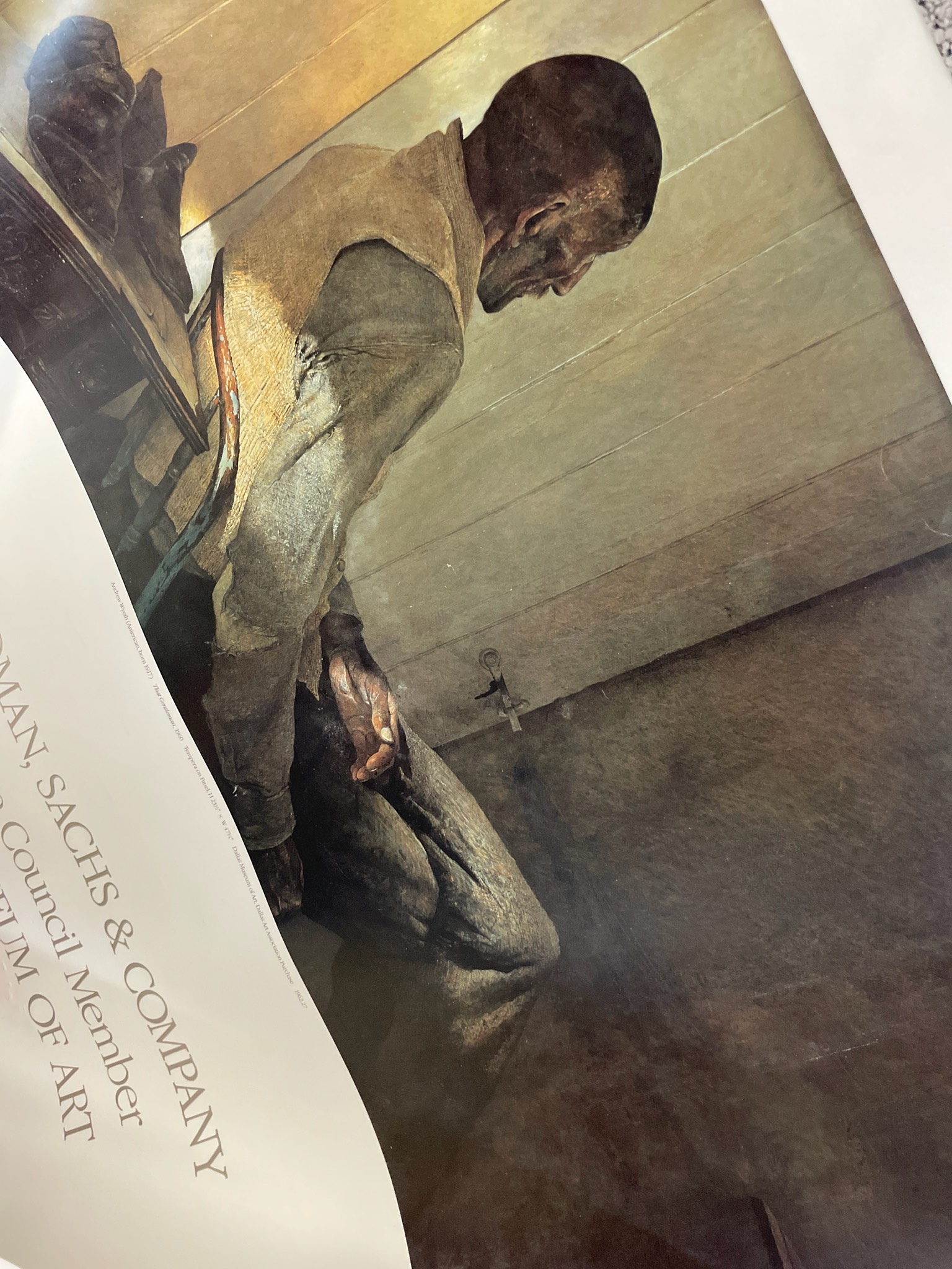 Goldman, Sachs & Company Tan Museum Exhibition Poster