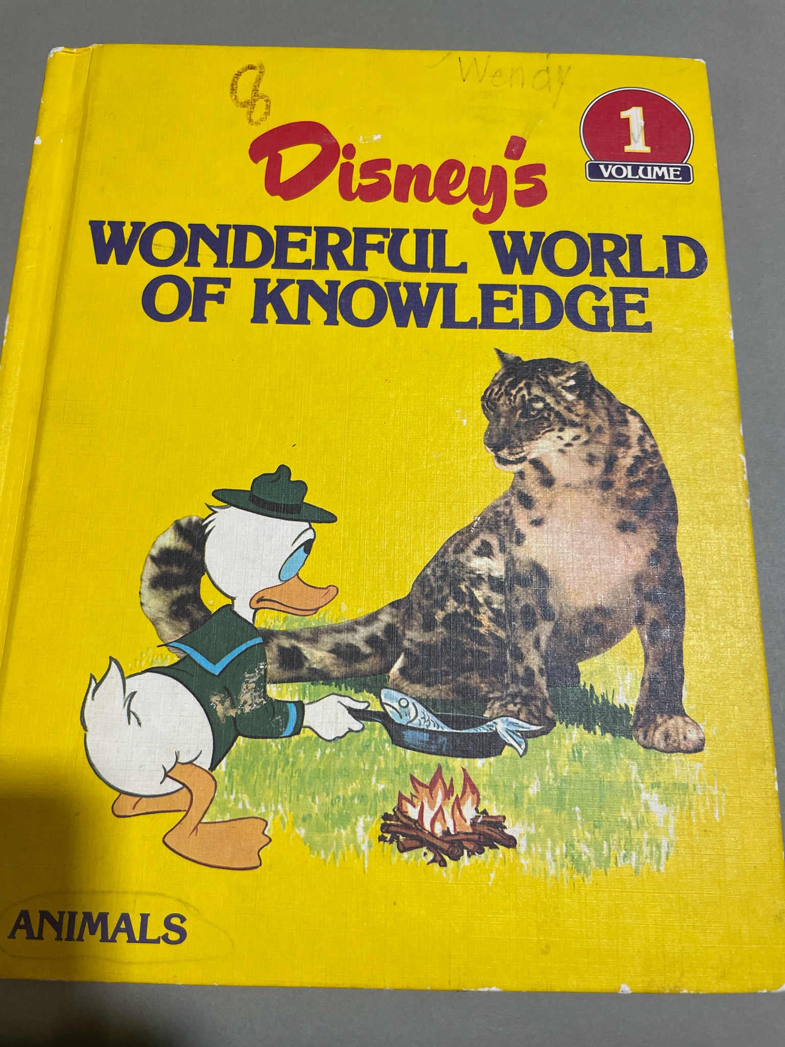 Disney Wonderful World of Knowledge Volume 1 Animals Hardcover