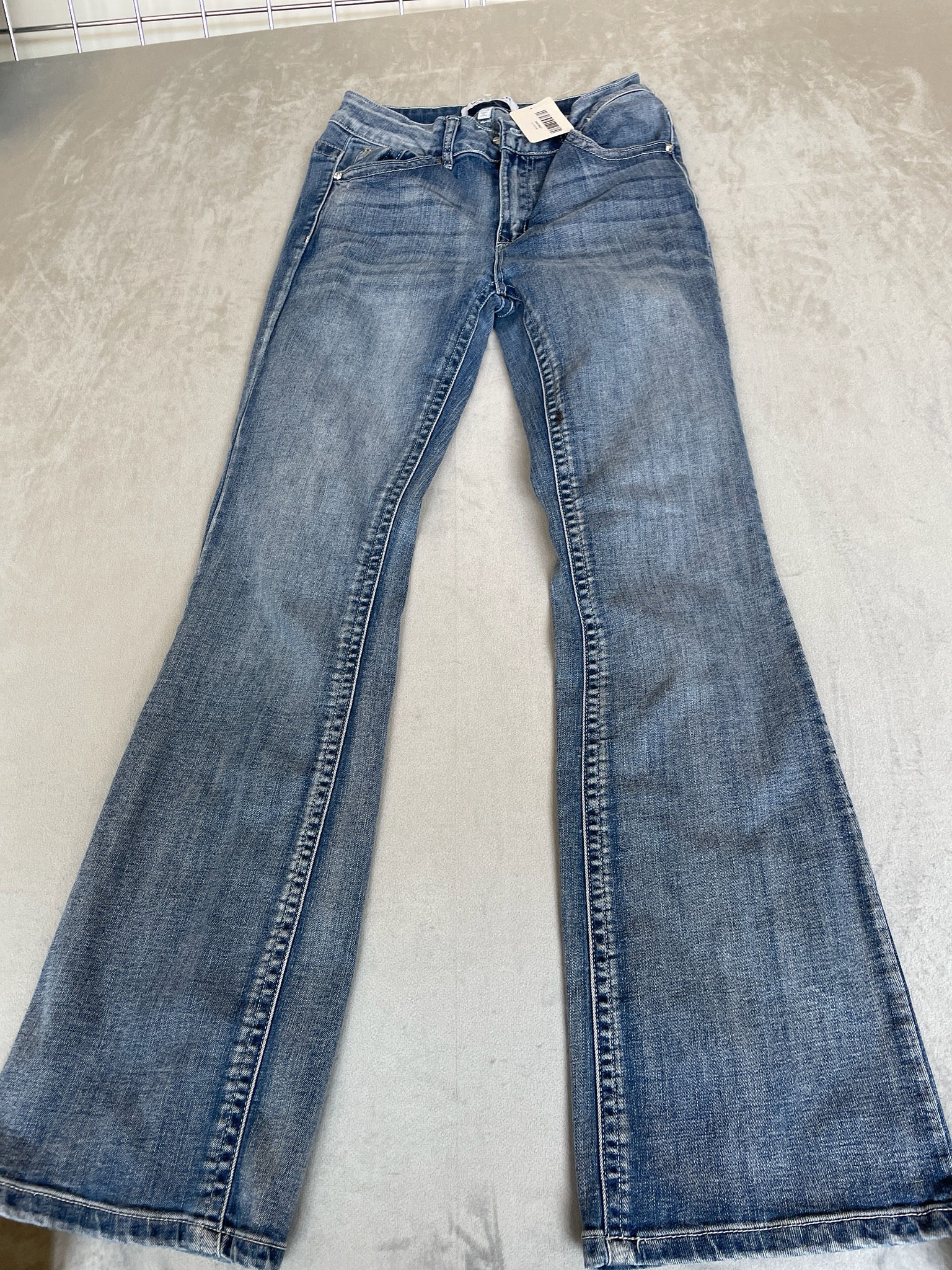 Wax Jean Collection Medium Blue Denim Jeans Size 7/28