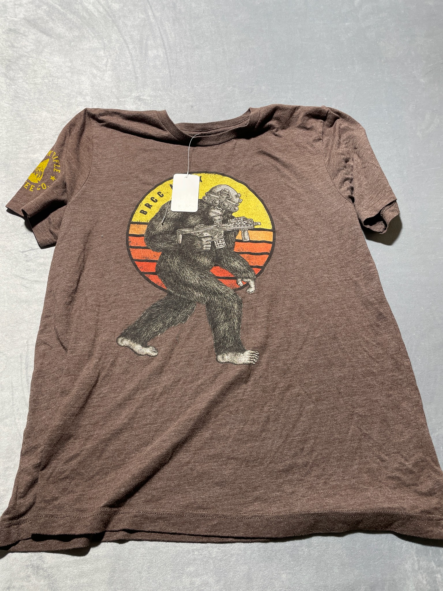 Black Rifle Coffee Company Brown Tri-Blend T-Shirt Size X-Large