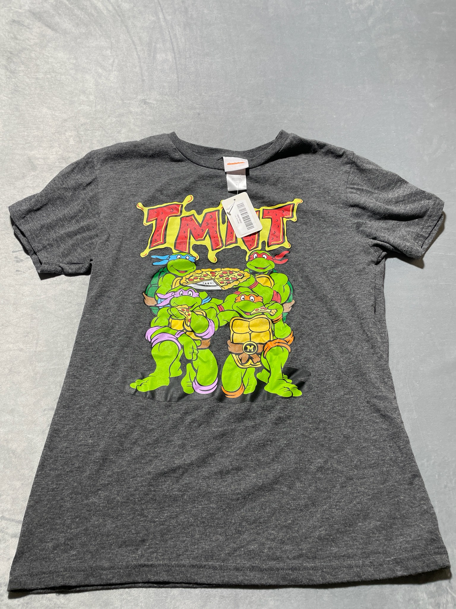 Nickelodeon Charcoal Heather T-Shirt Size L