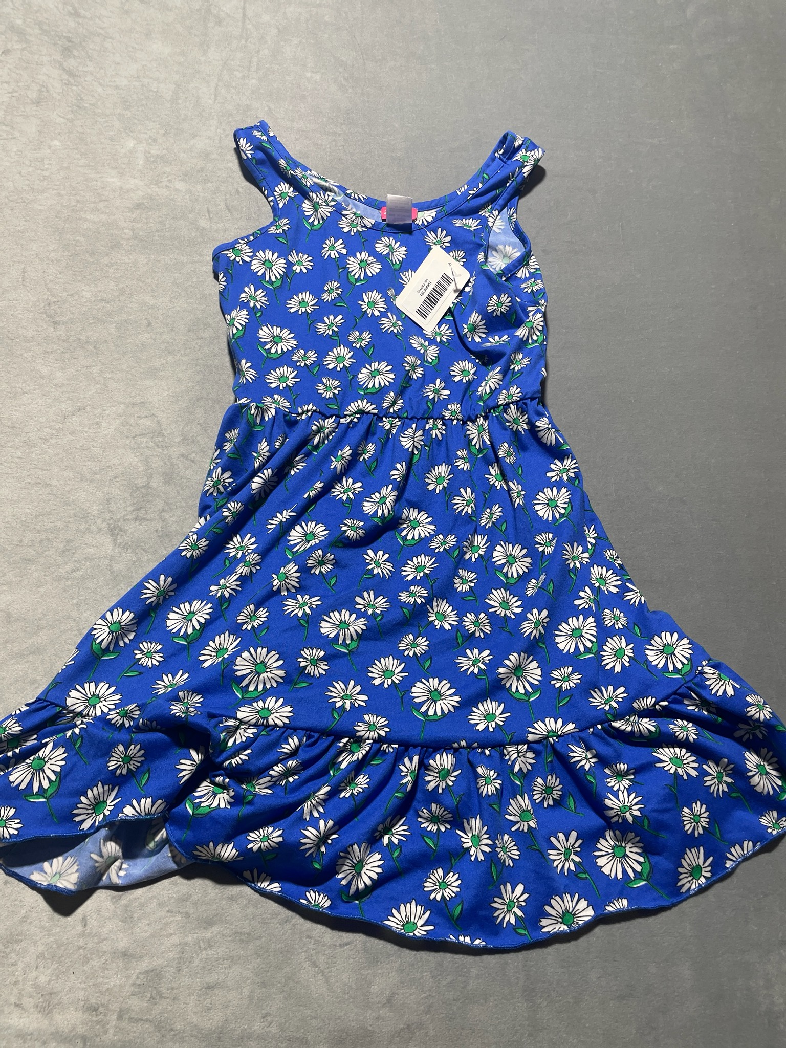 zunie Blue Daisy Print Polyester Dress Size XL (14/16)