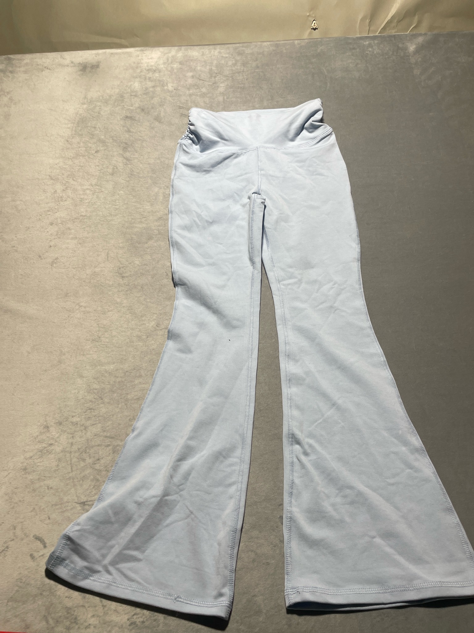 Old Navy Light Blue Cotton-Blend Flare Leggings Size XL (14-16)
