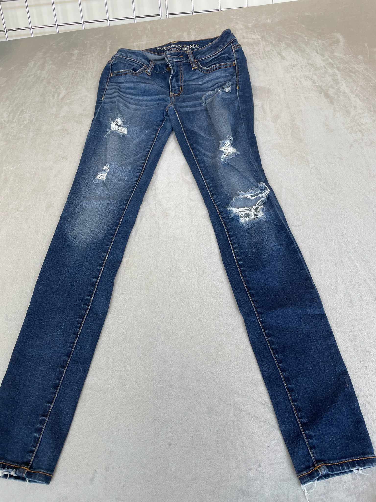 American Eagle Outfitters Dark Indigo Denim Jeans