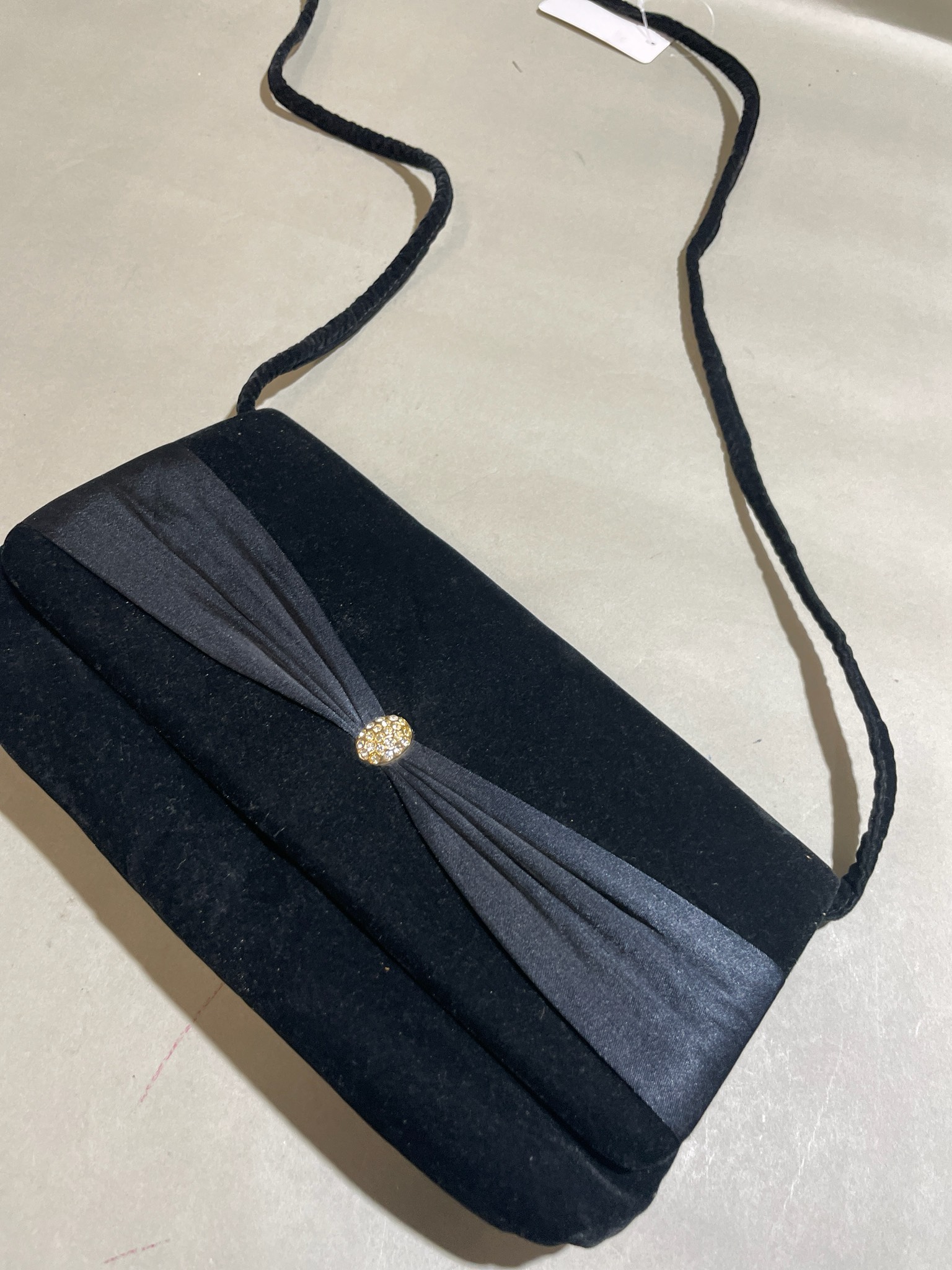 Black Velvet Clutch