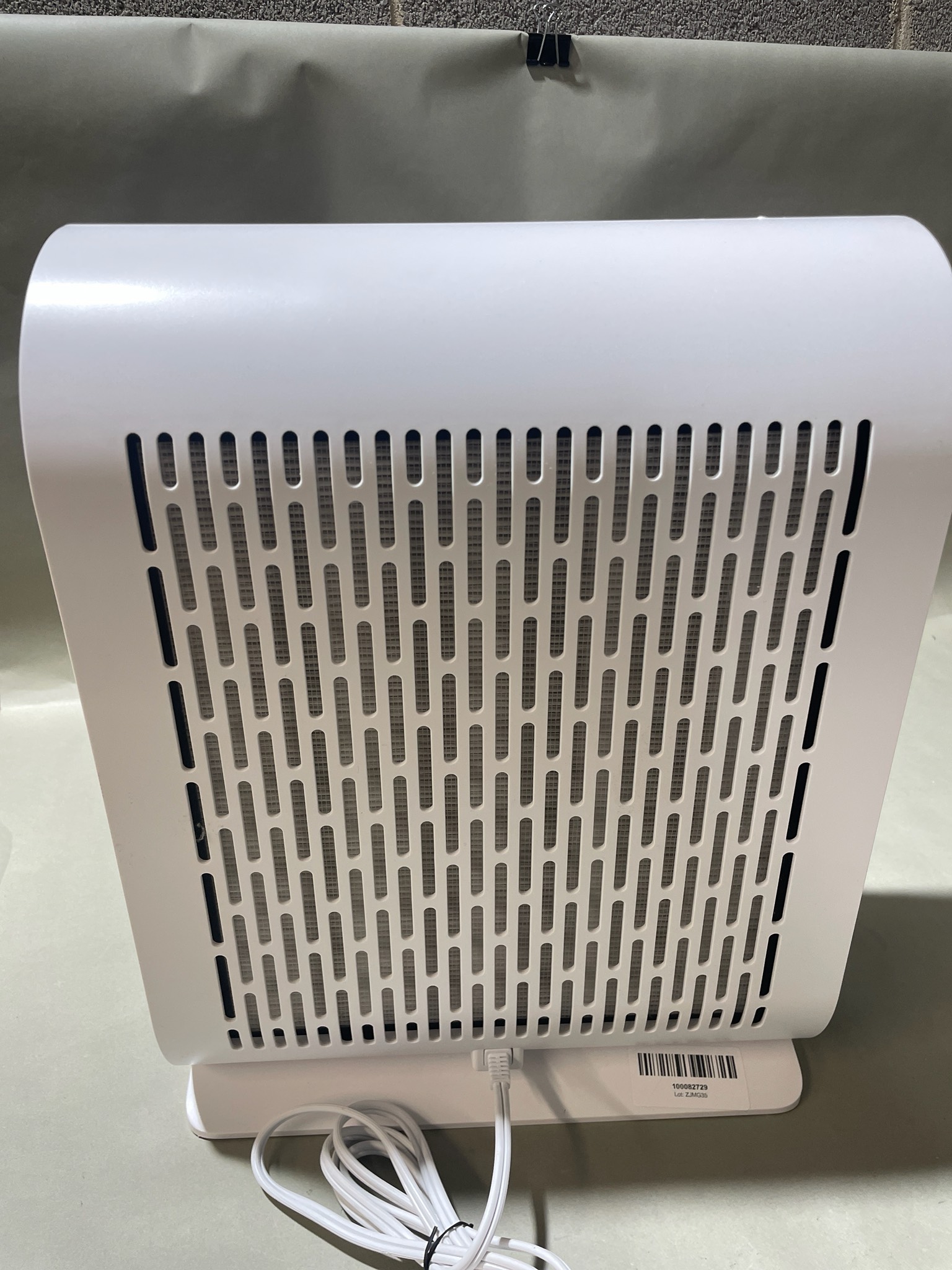 mooka White Compact Tower Fan