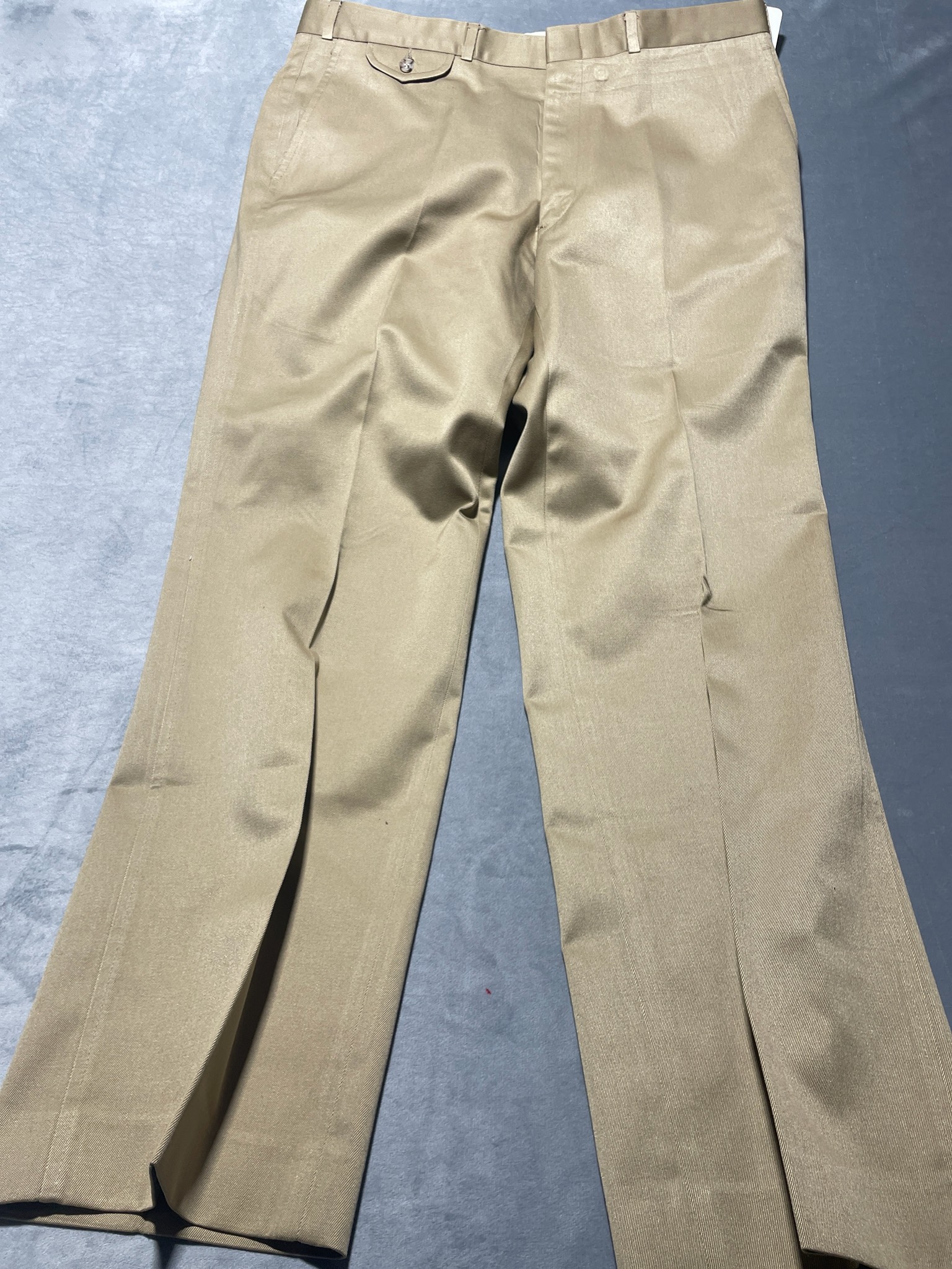 Lands' End Khaki Twill Dress Pants