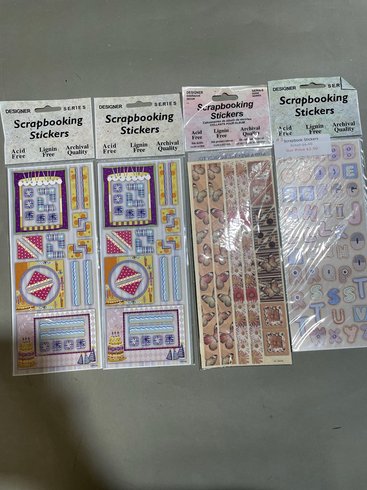 Stickerking Pastel Alphabet and Decorative Sticker Sheets
