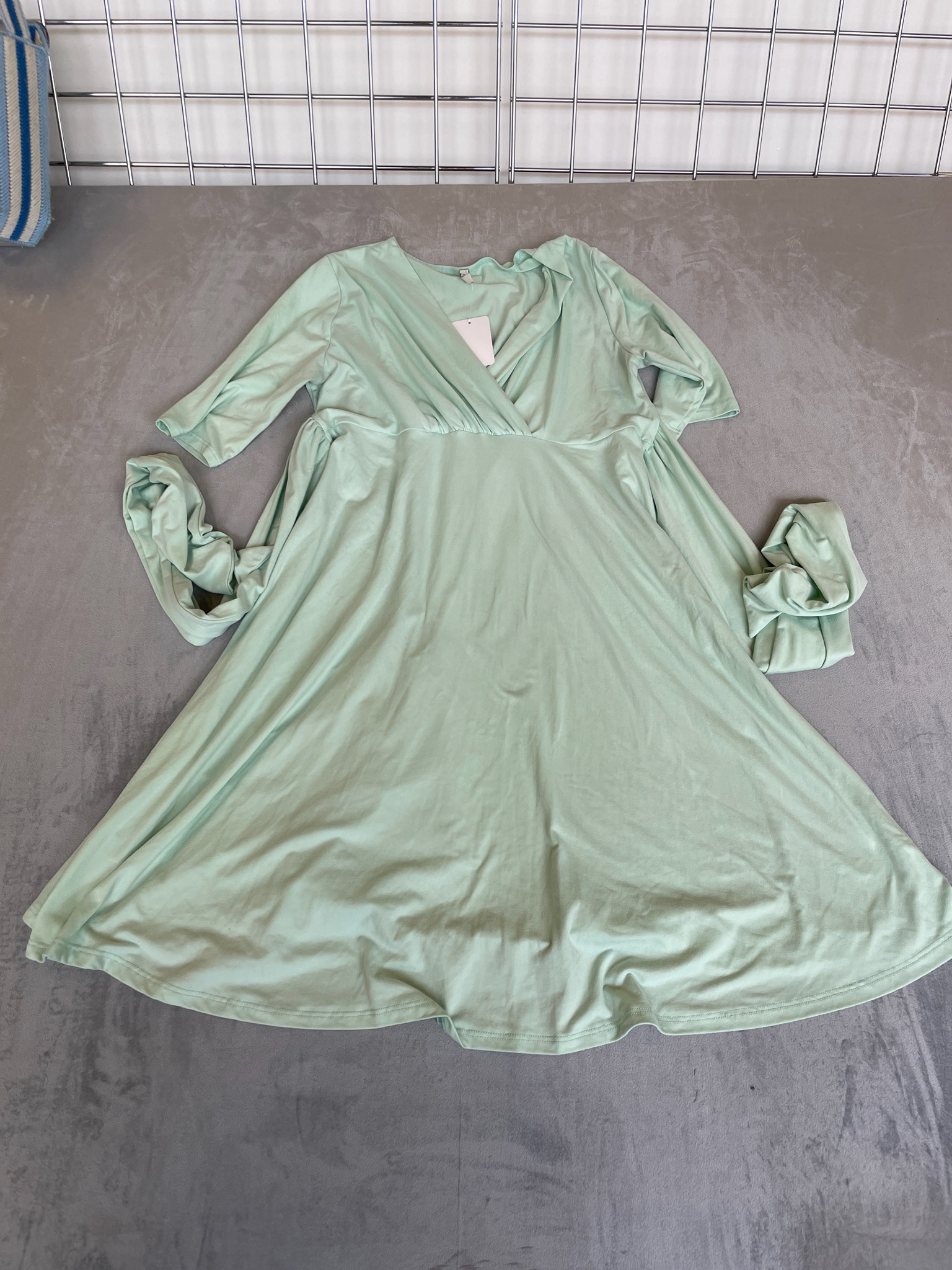 Mother Bee's Mint Green Knit Maternity Dress