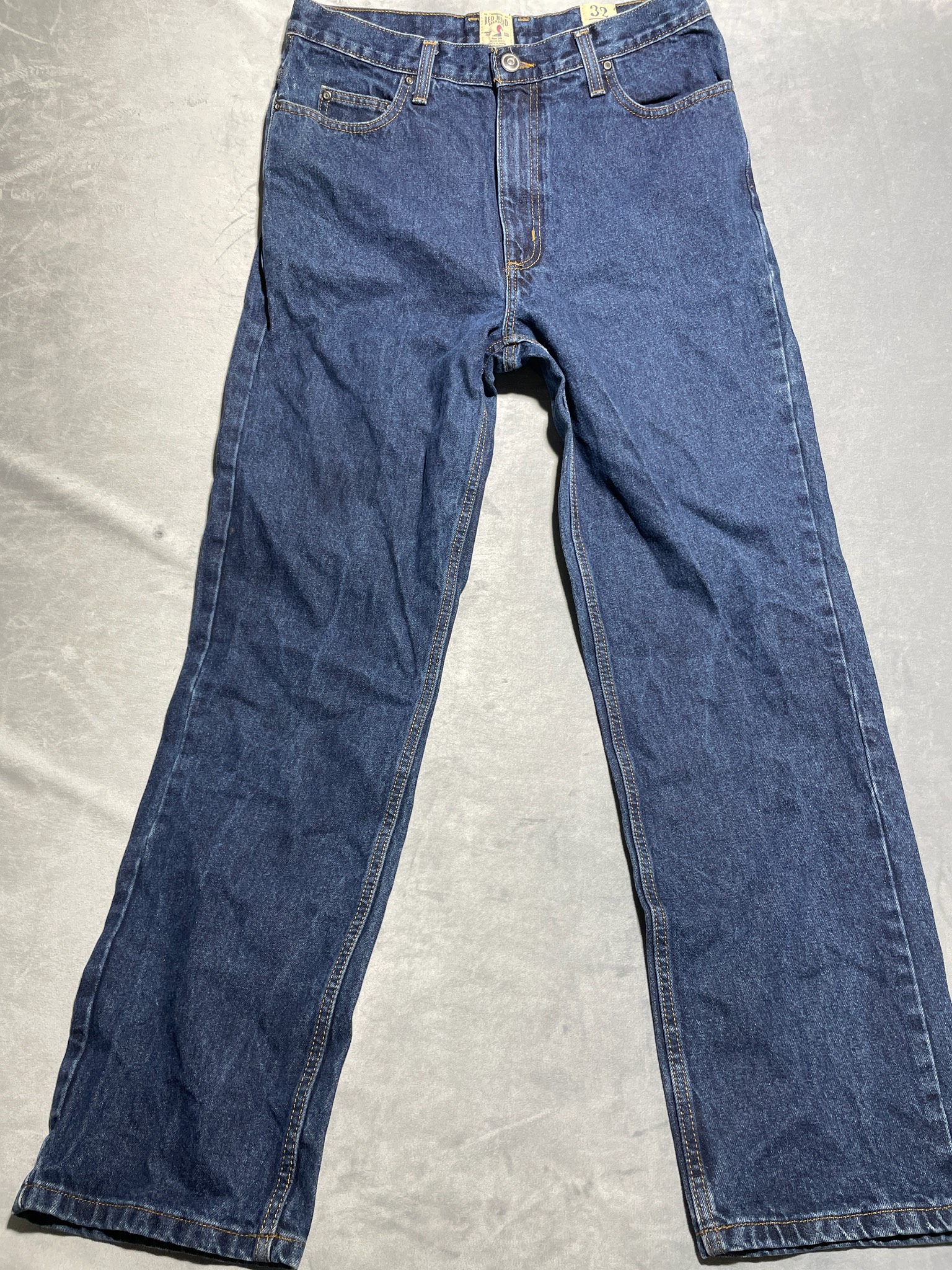 Red Head Brand Dark Indigo Denim Jeans Size 32/32