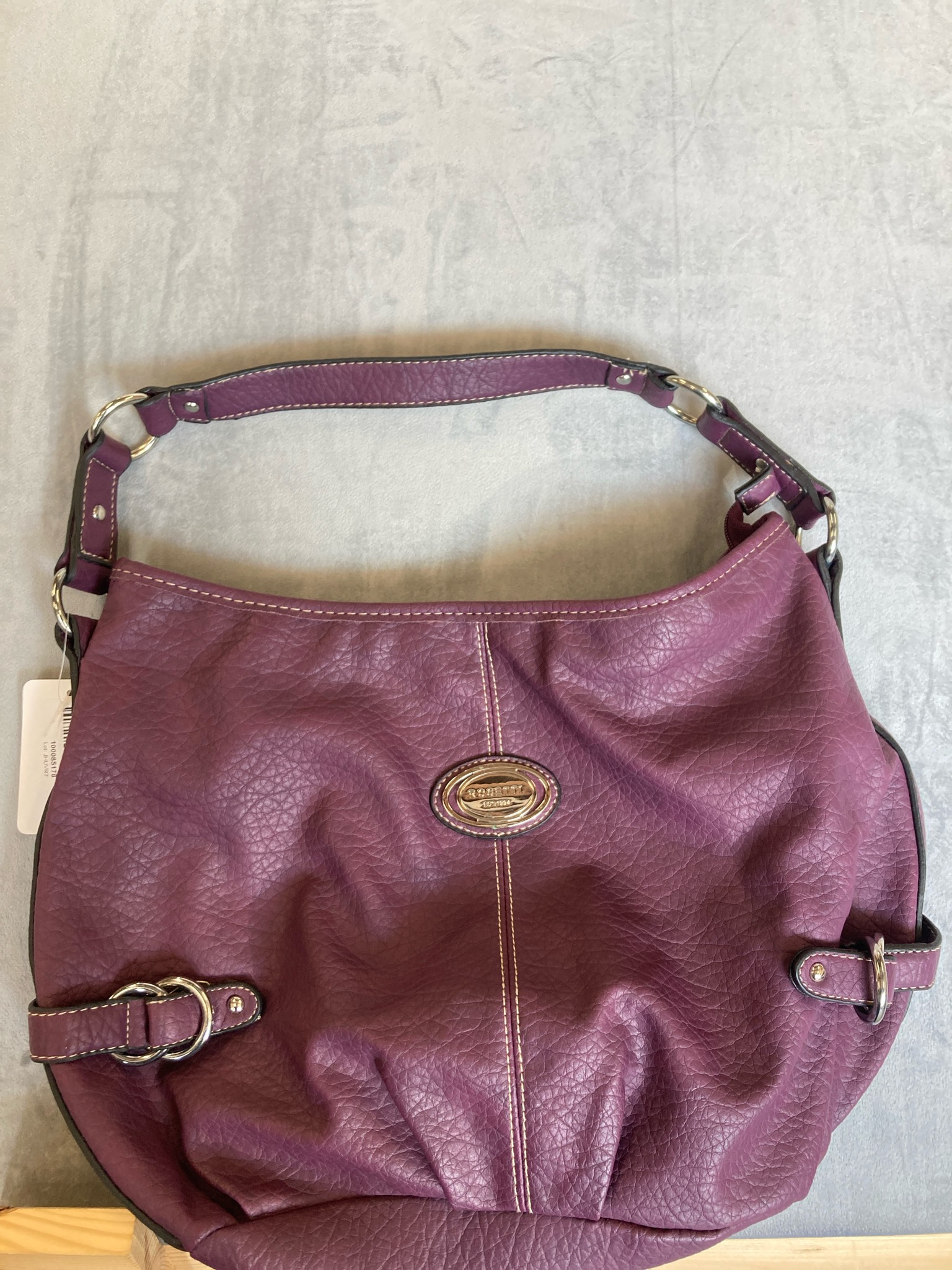 Rosetti Plum Pebbled Hobo Bag