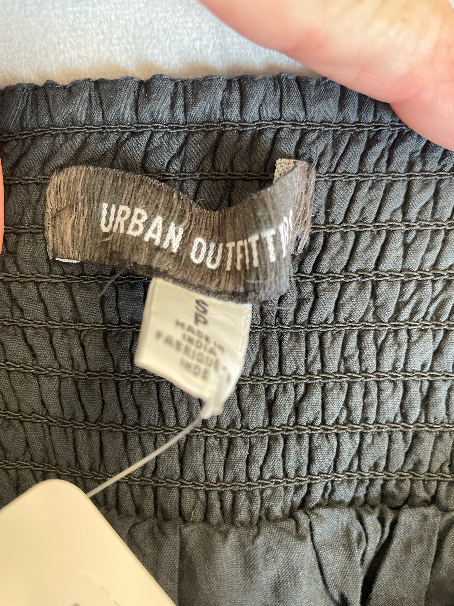 Urban Outfitters Black Baroque Floral Woven Dress