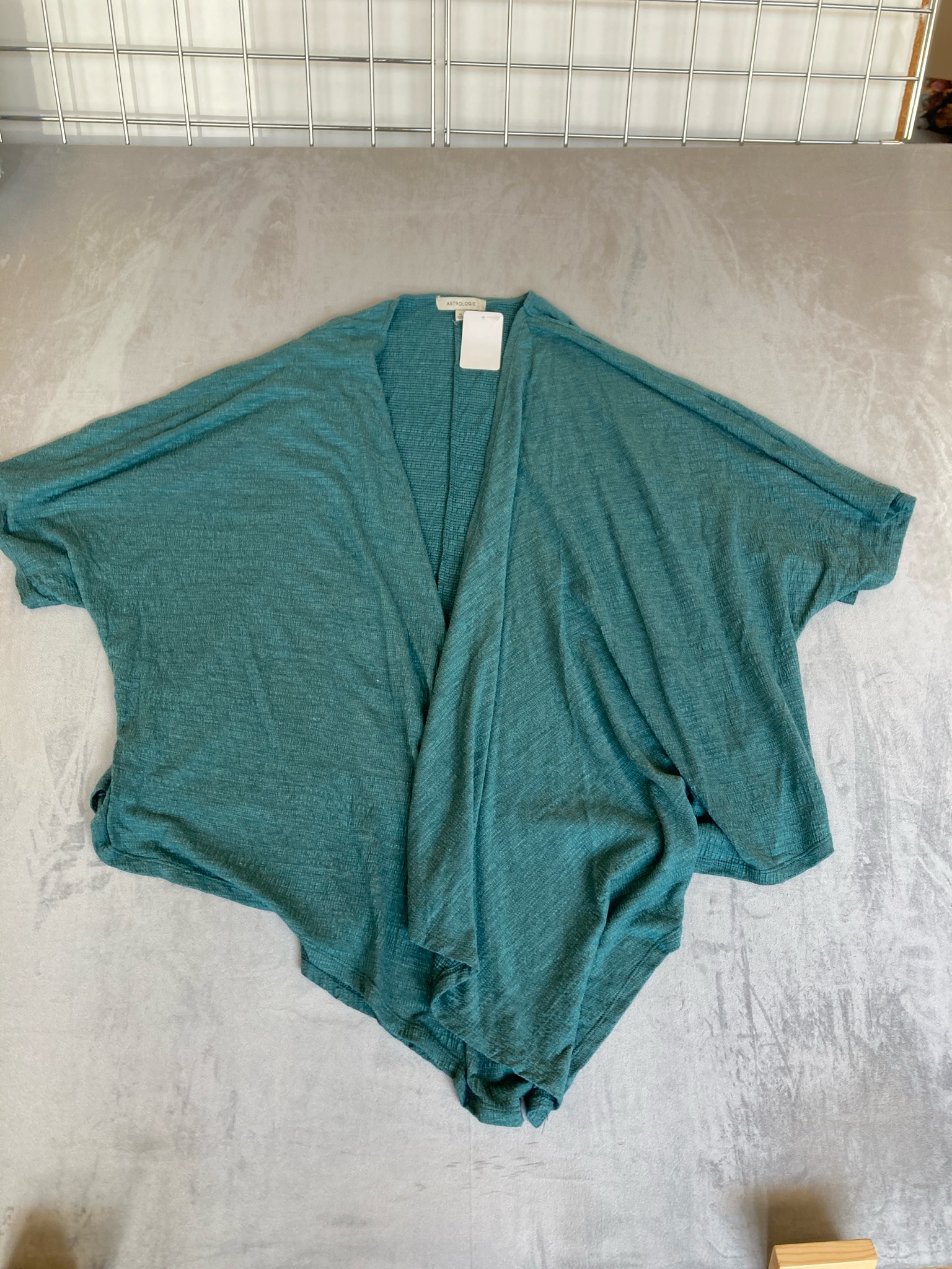 ASTROLOGIE Teal Knit Cardigan Size XL