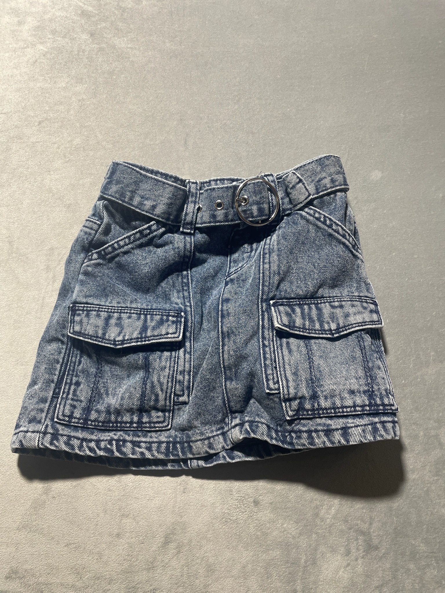 Justice Medium Blue Stonewash Denim Skirt Size Size 6