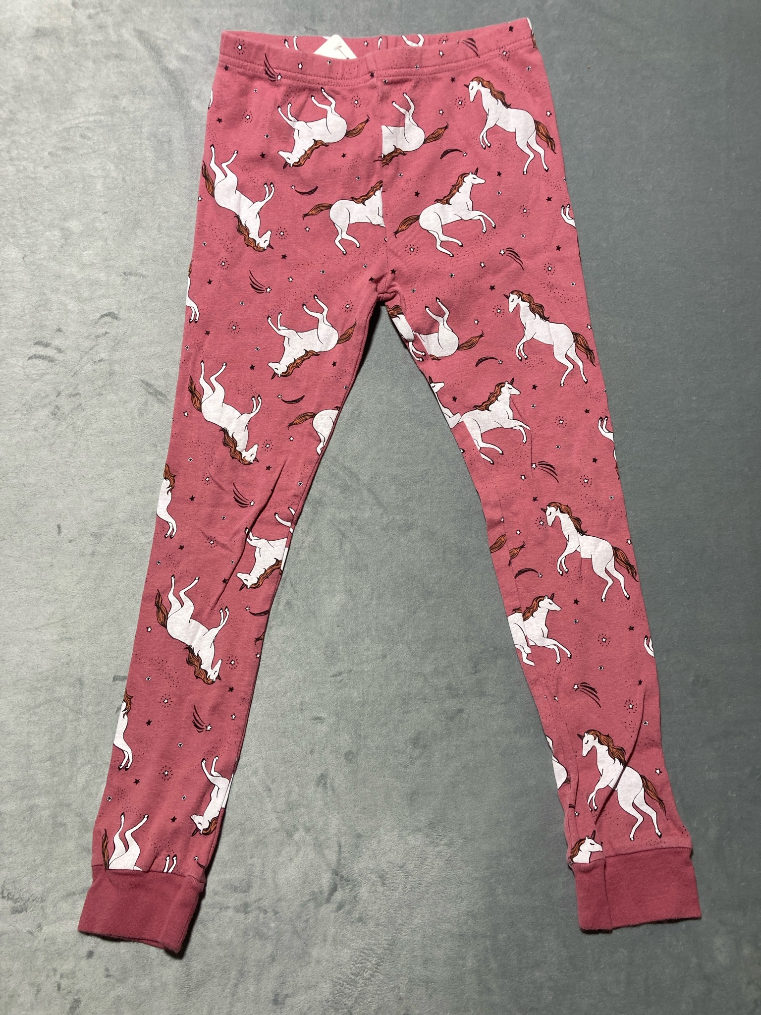 Carter's Pink Unicorn Knit Pajama Bottoms Size Size 7