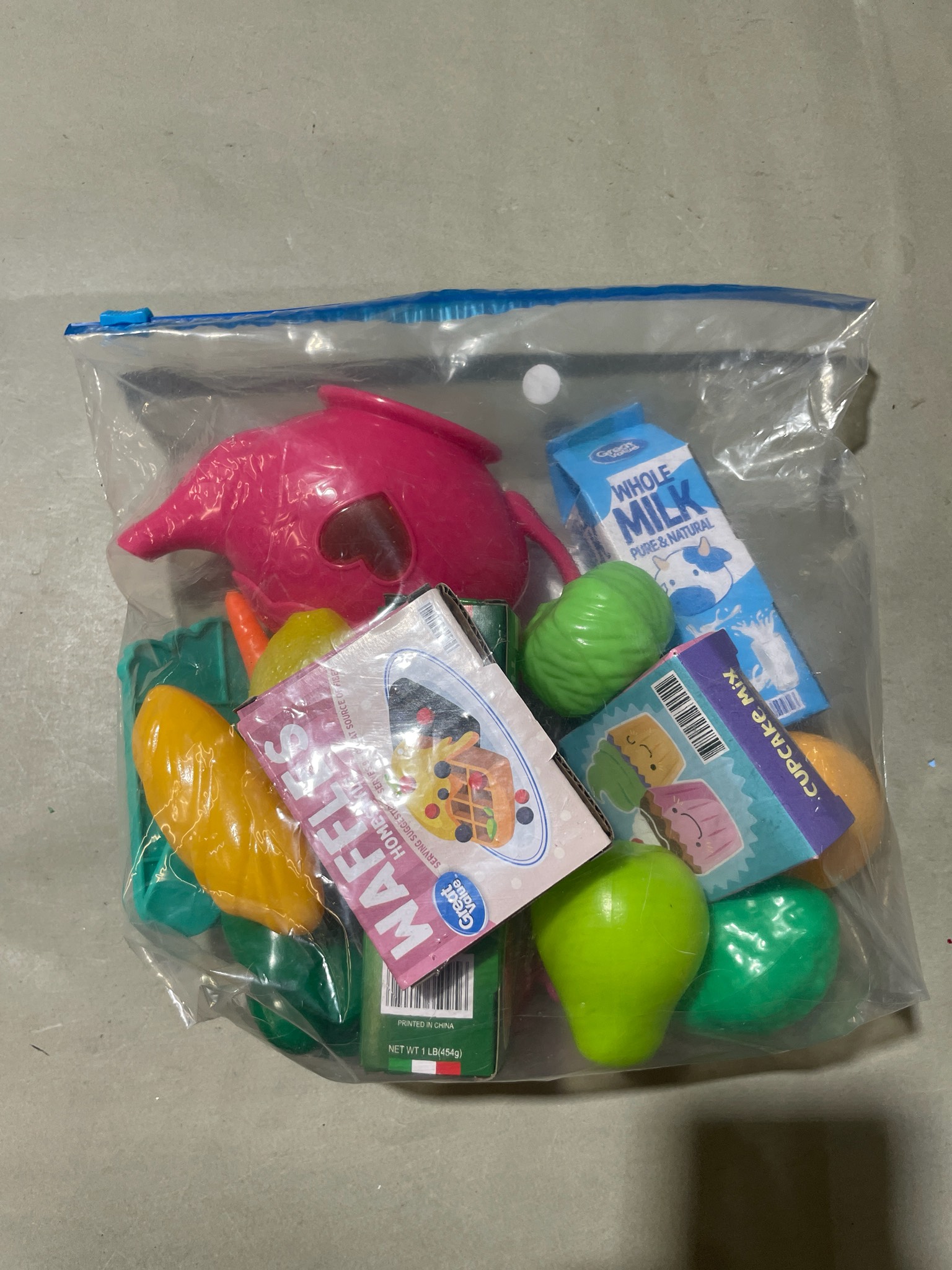 Great Value Multicolor Play Food Set