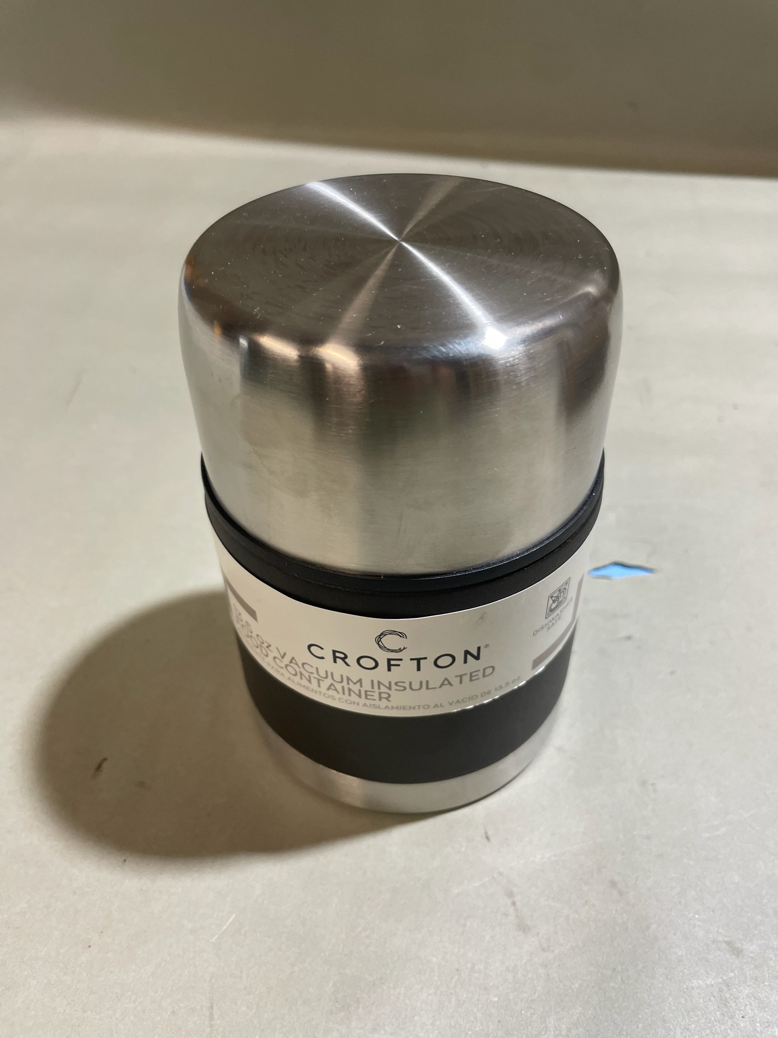 Crofton Stainless Steel Vacuum Insulated Food Container Size 13.5 oz