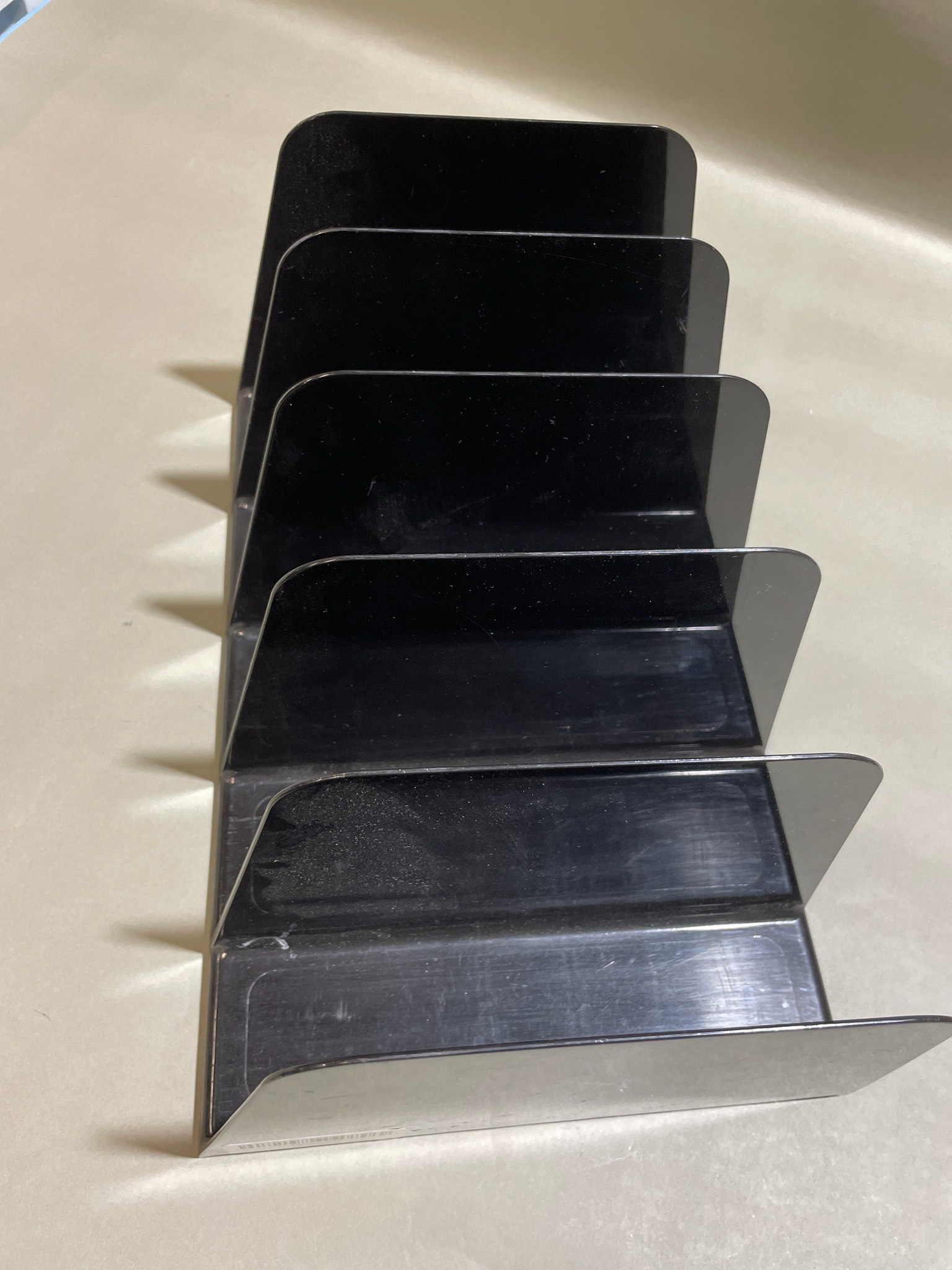 Black Multi-Slot File Sorter