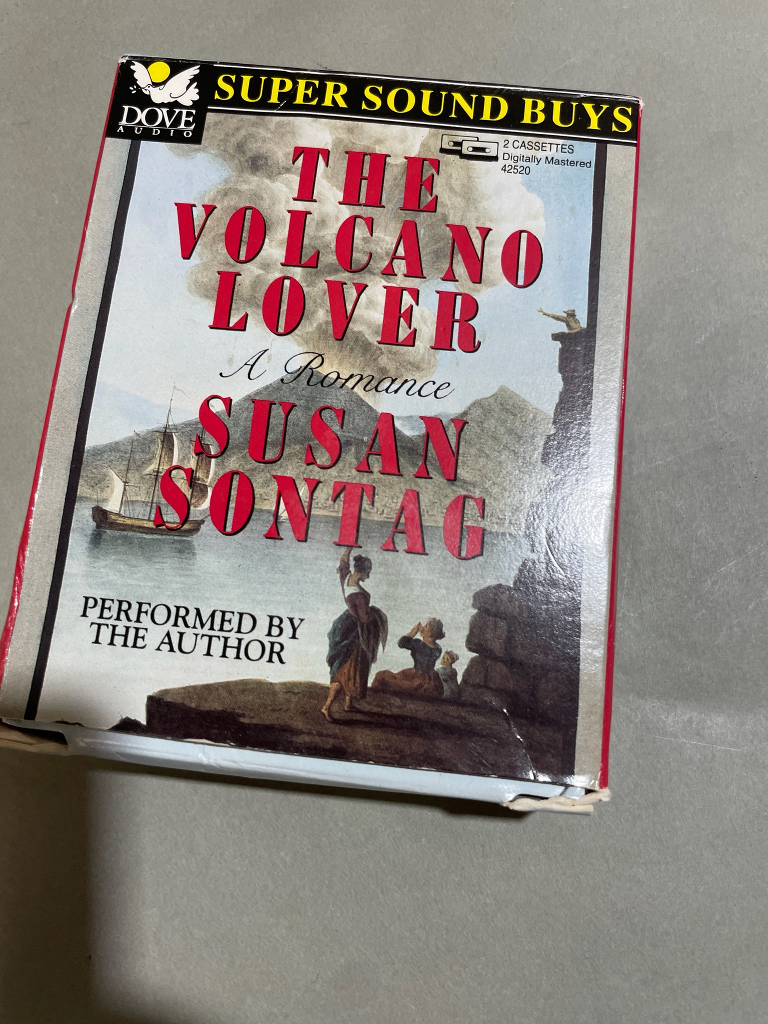 Dove Audio The Volcano Lover 2-Cassette Audiobook
