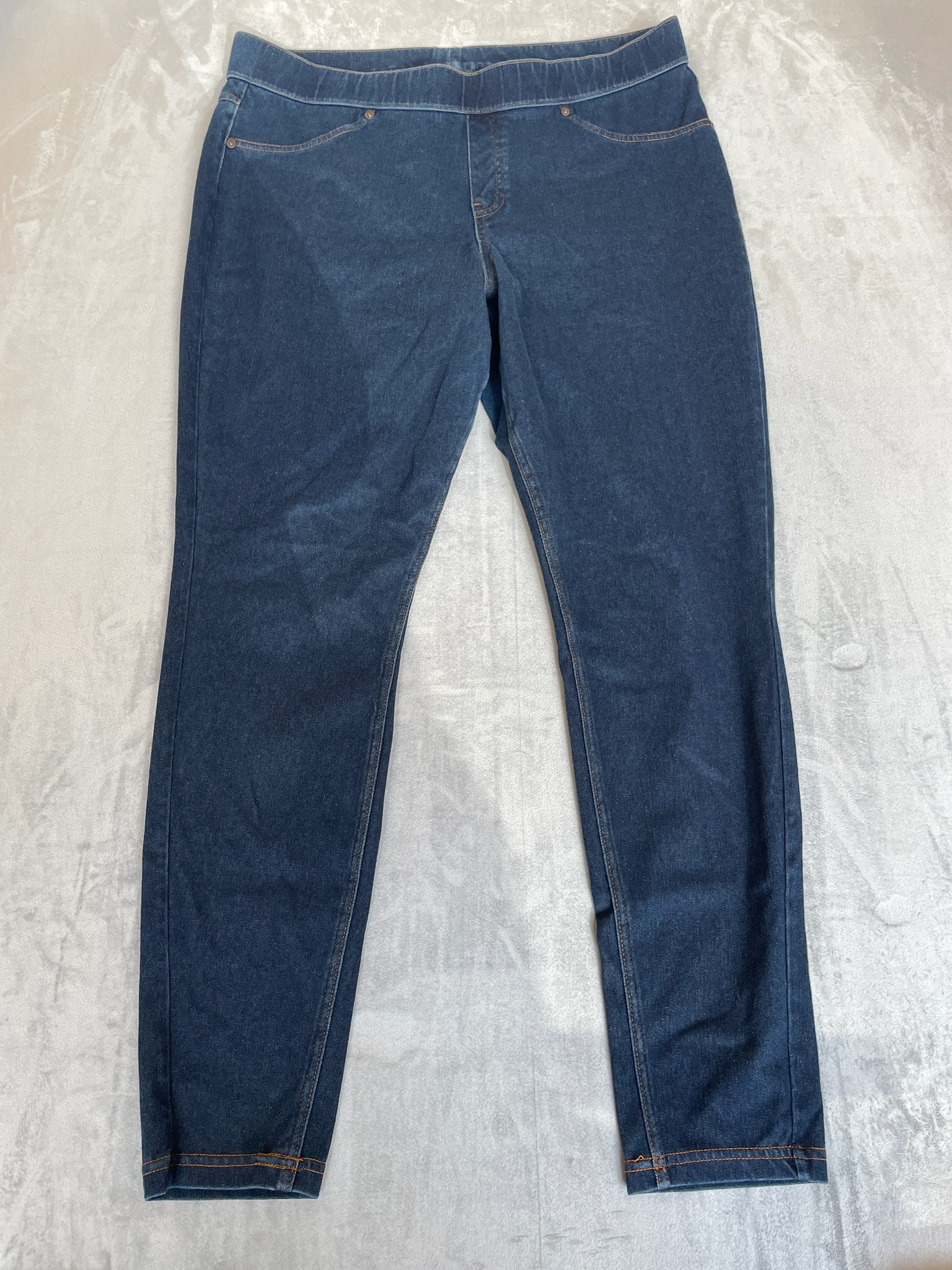 Simply Vera Vera Wang Dark Indigo Denim Pull-On Jeans Size XL
