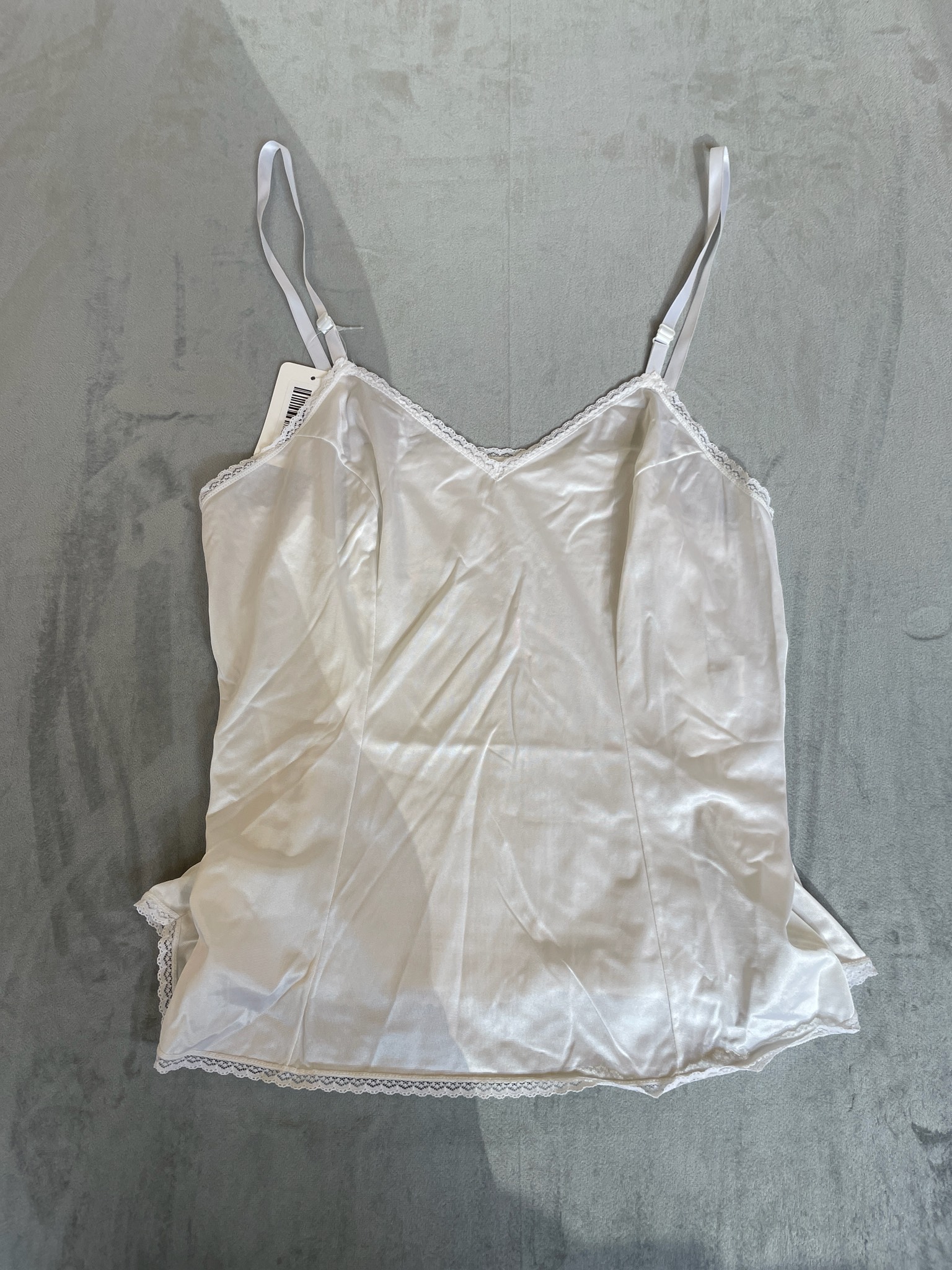 Off-White Satin-Like Slip