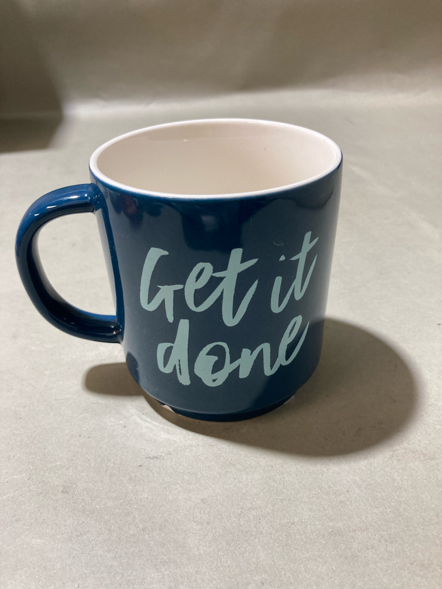 Navy Blue Tall Mug