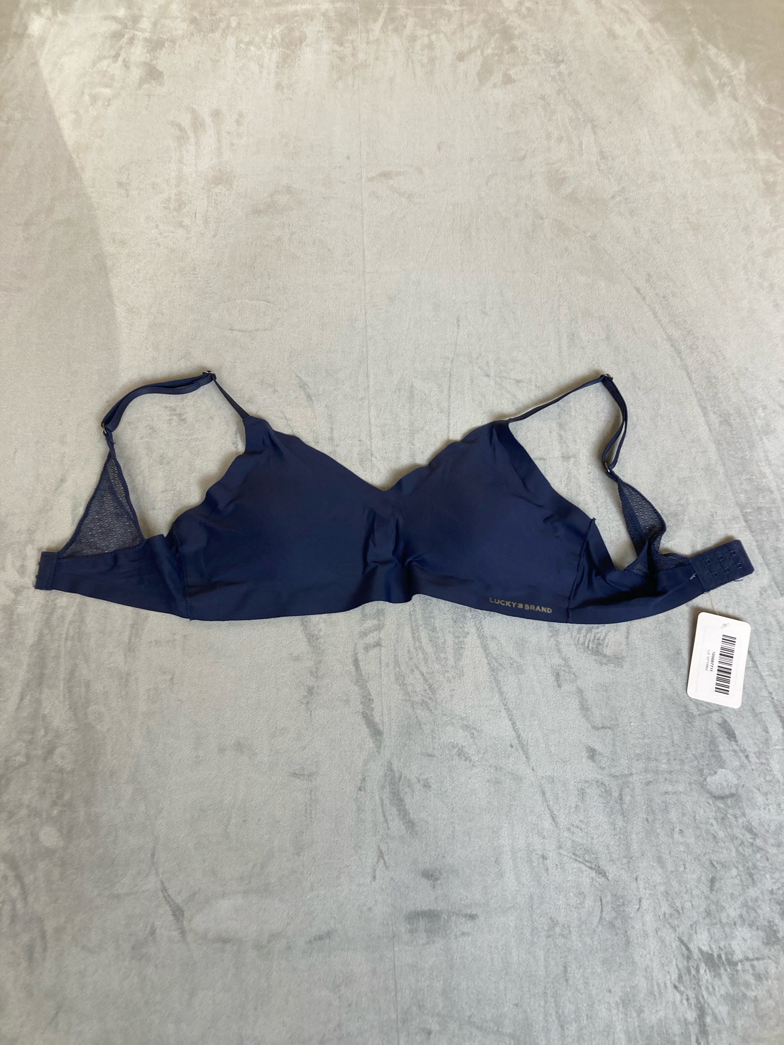 Lucky Brand Navy Smooth Stretch Knit Wireless Bra
