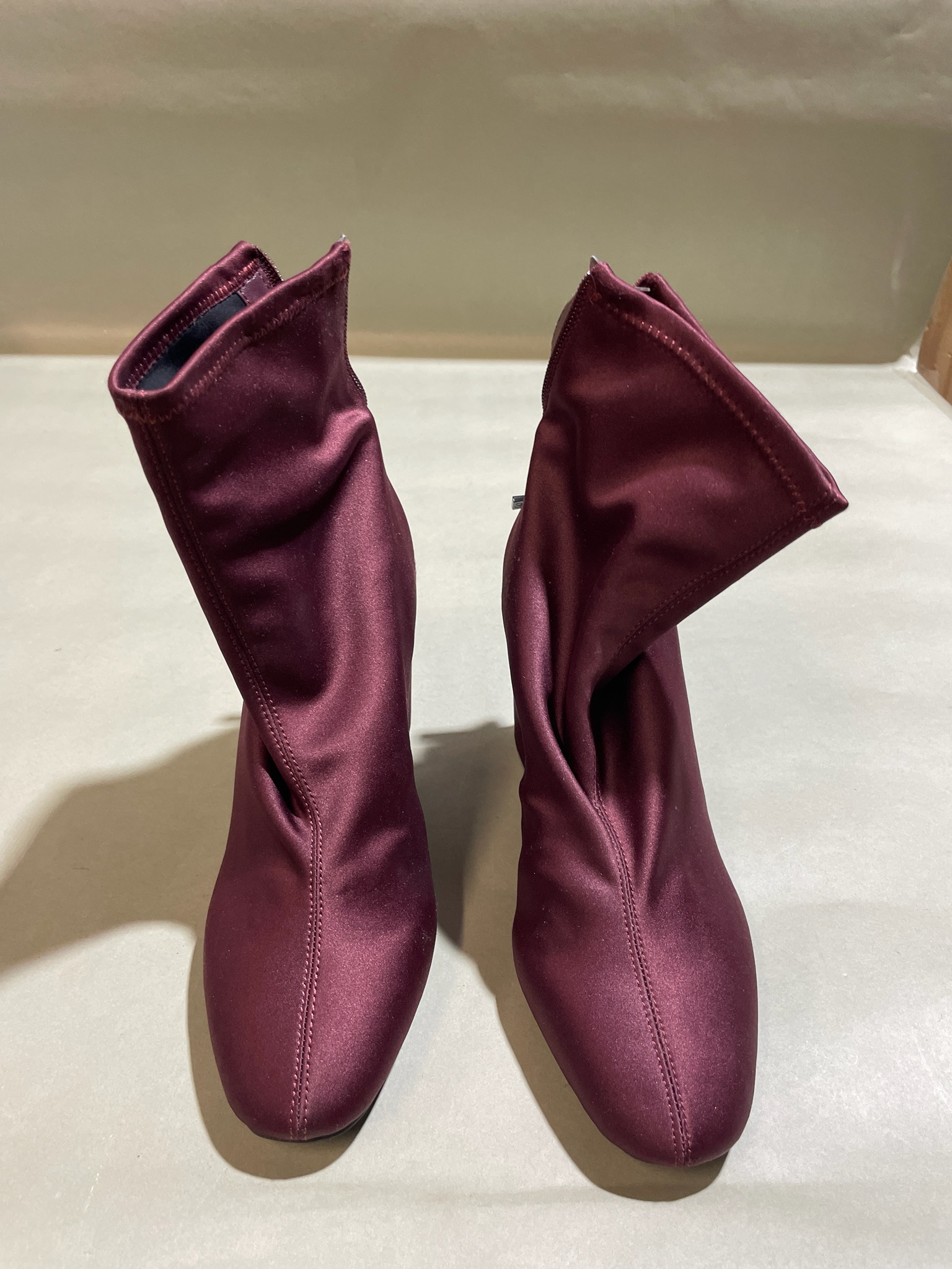Jessica Simpson Burgundy Heeled Booties