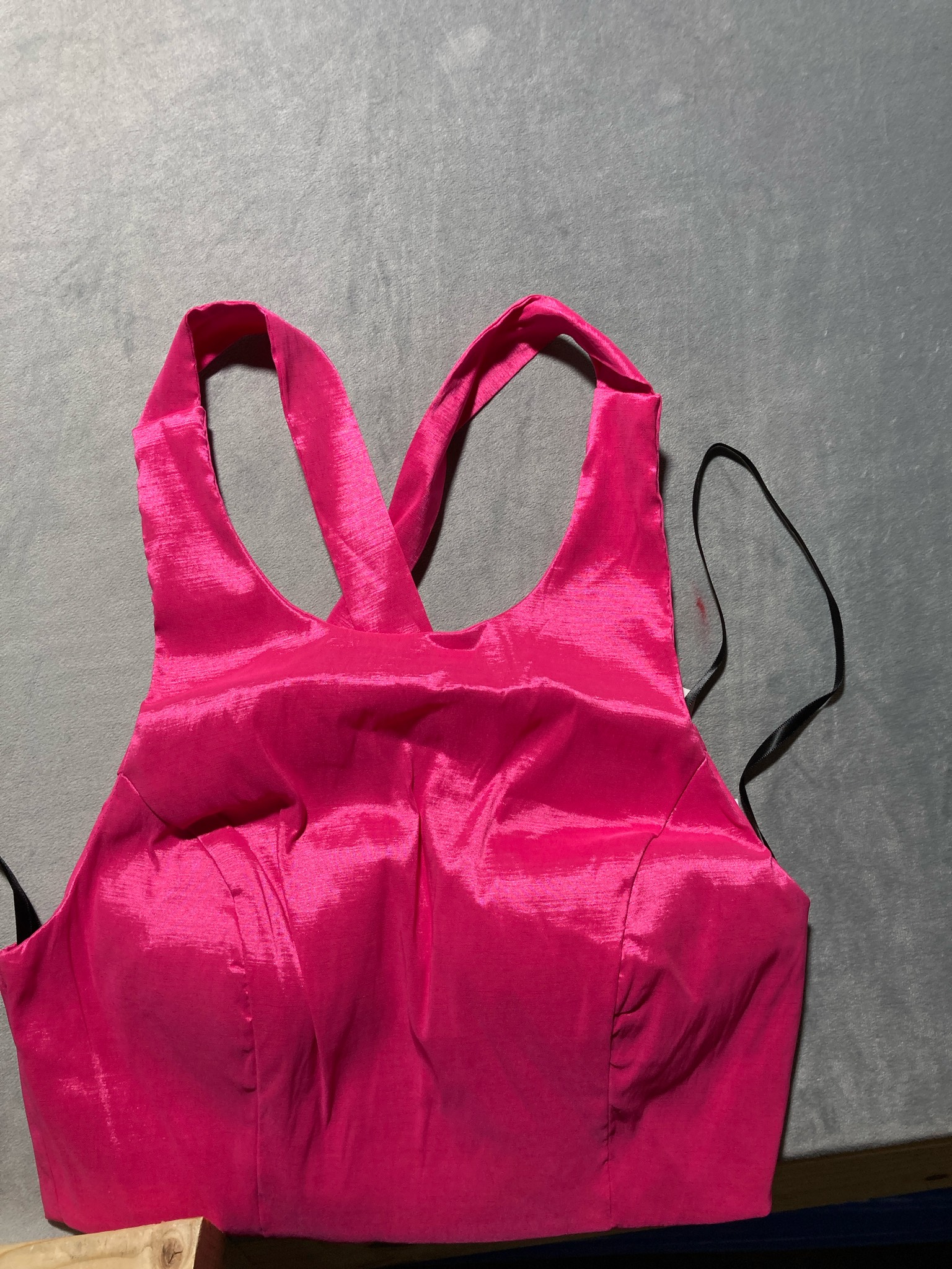 Hot Pink Nylon Dress Size Size 7