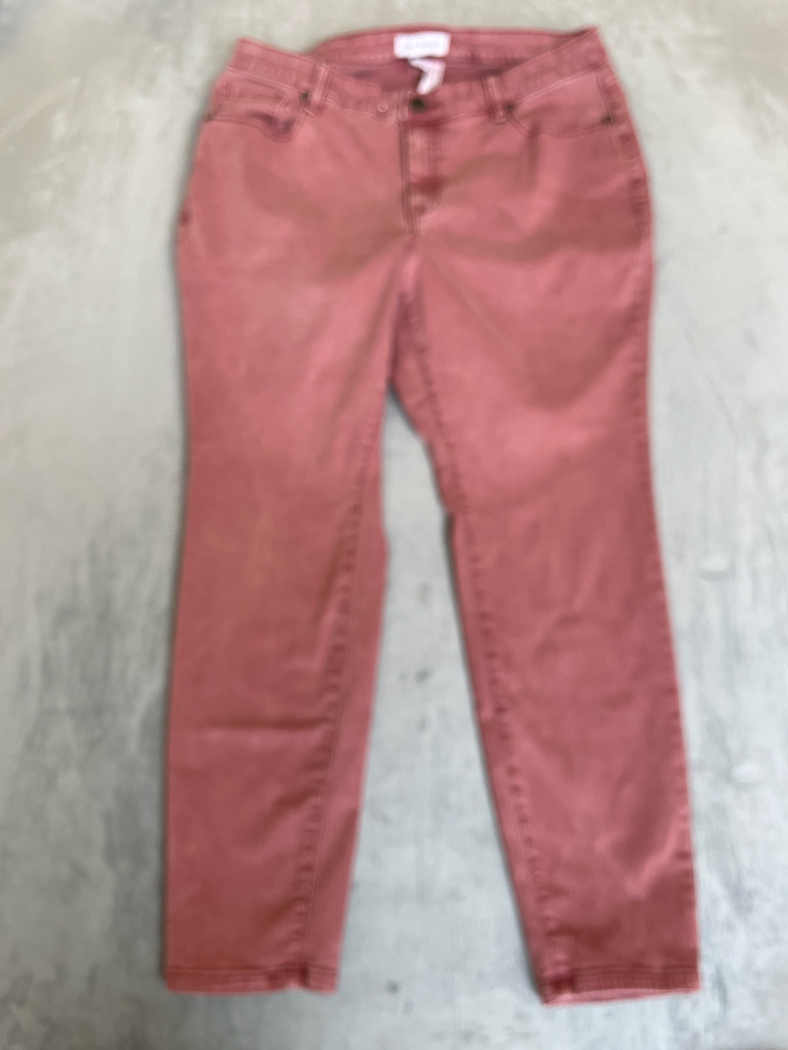 Lane Bryant Dusty Pink Cotton Blend Jeans Size 16