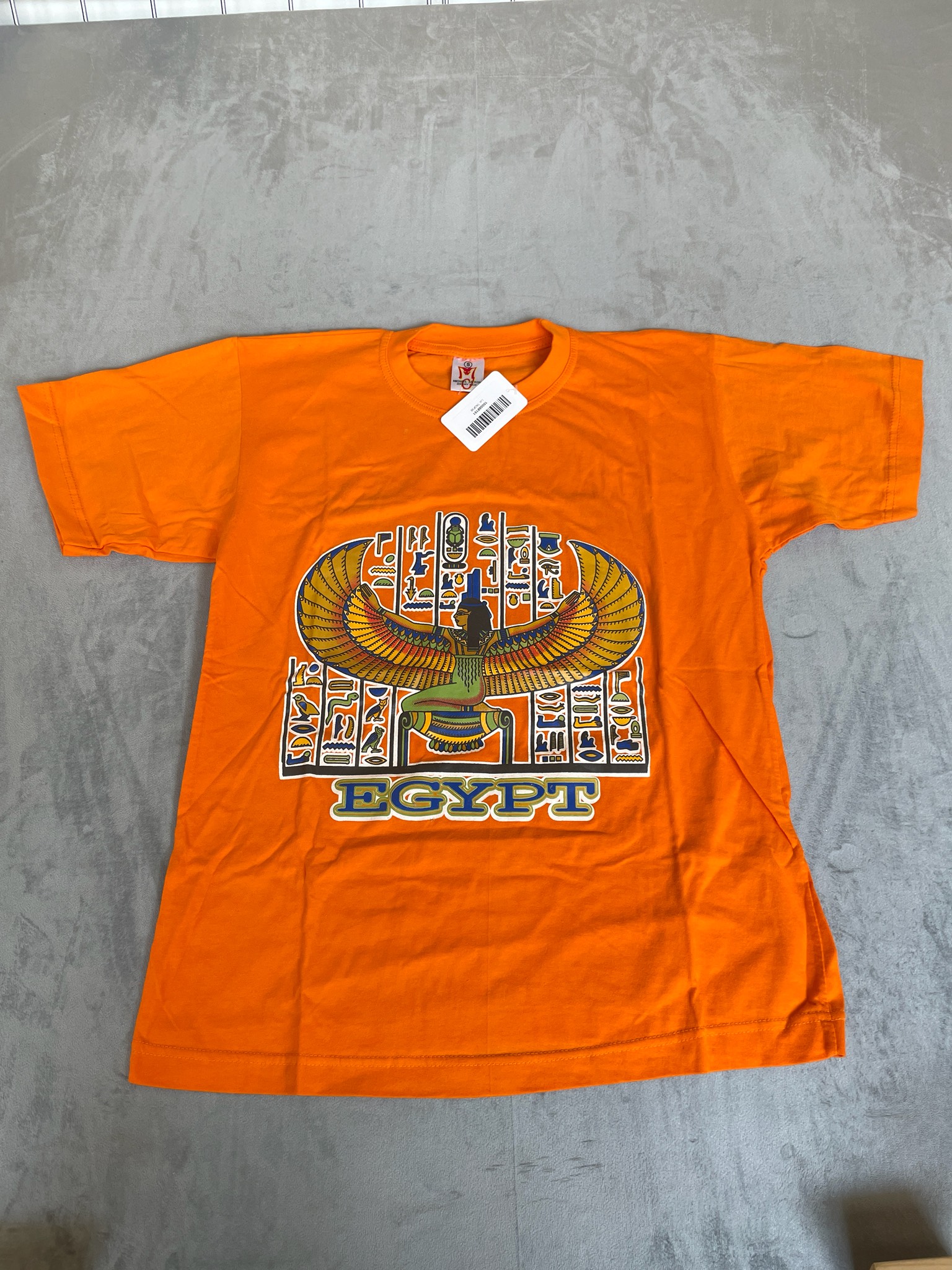 Michael Jackson Orange Knit Jersey T-Shirt Size Small