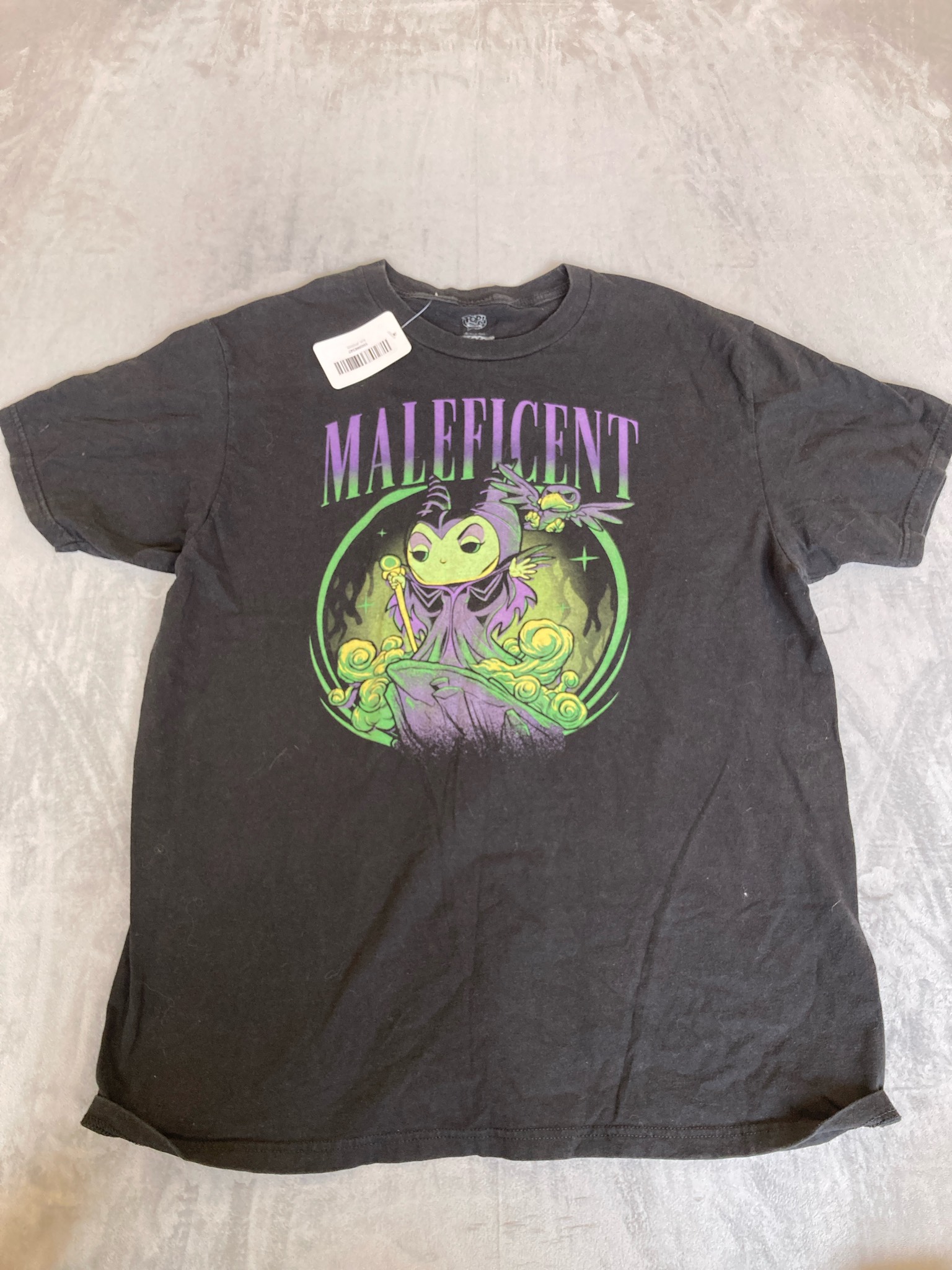 Disney Black Graphic Knit T-Shirt