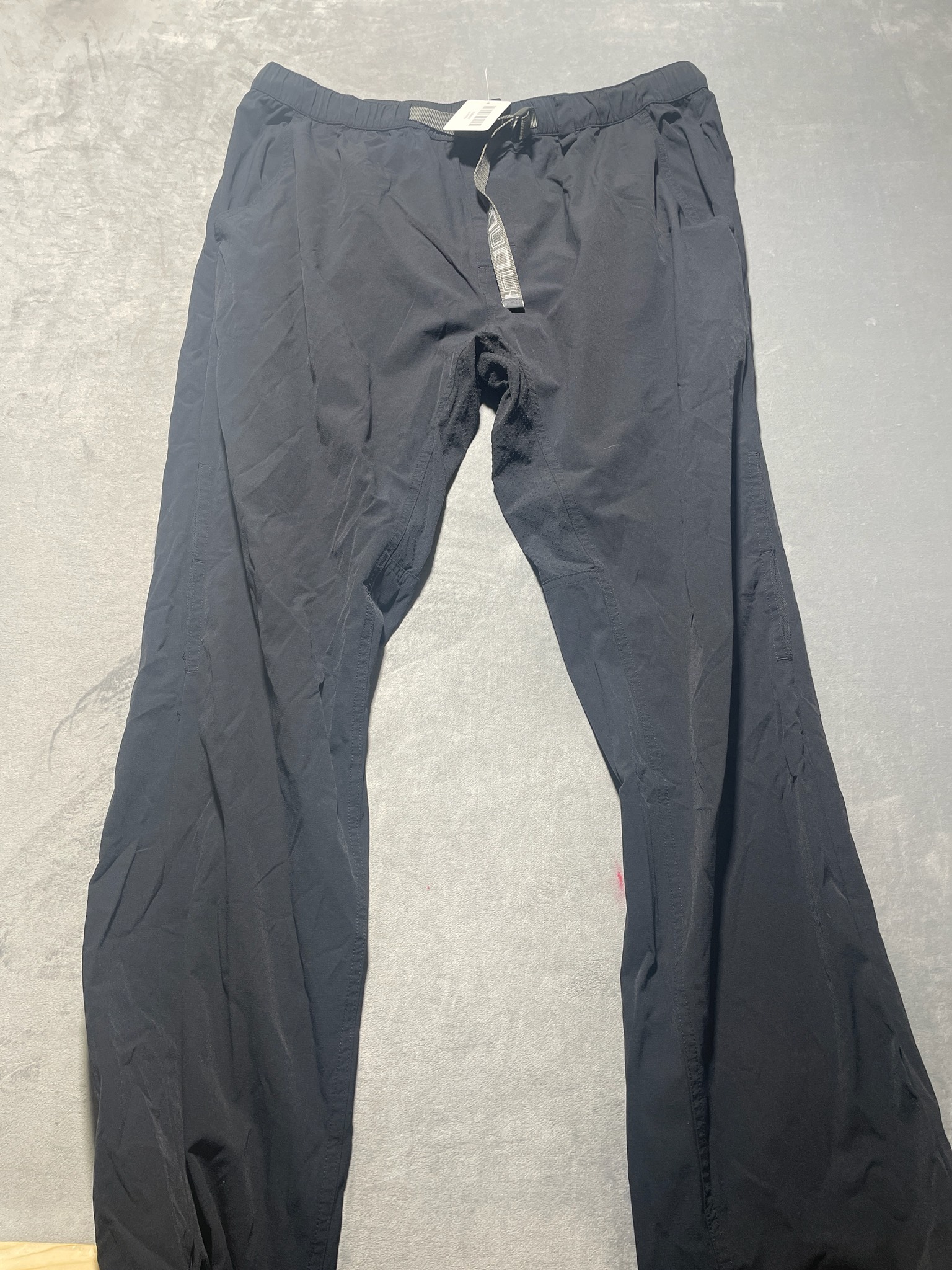 HUE Black Synthetic Knit Pull-On Pants Size XL