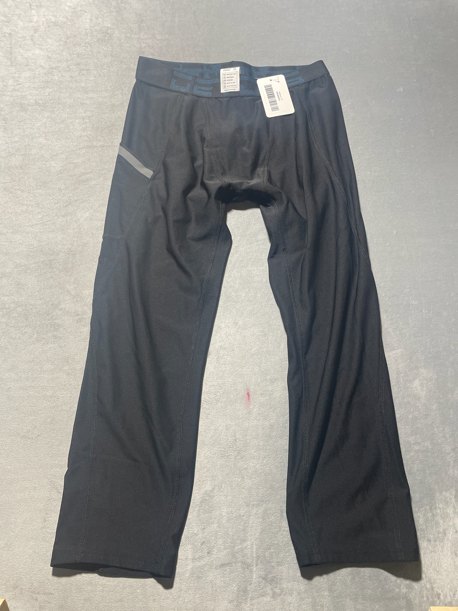Devops Black Polyester-Spandex Leggings Size M