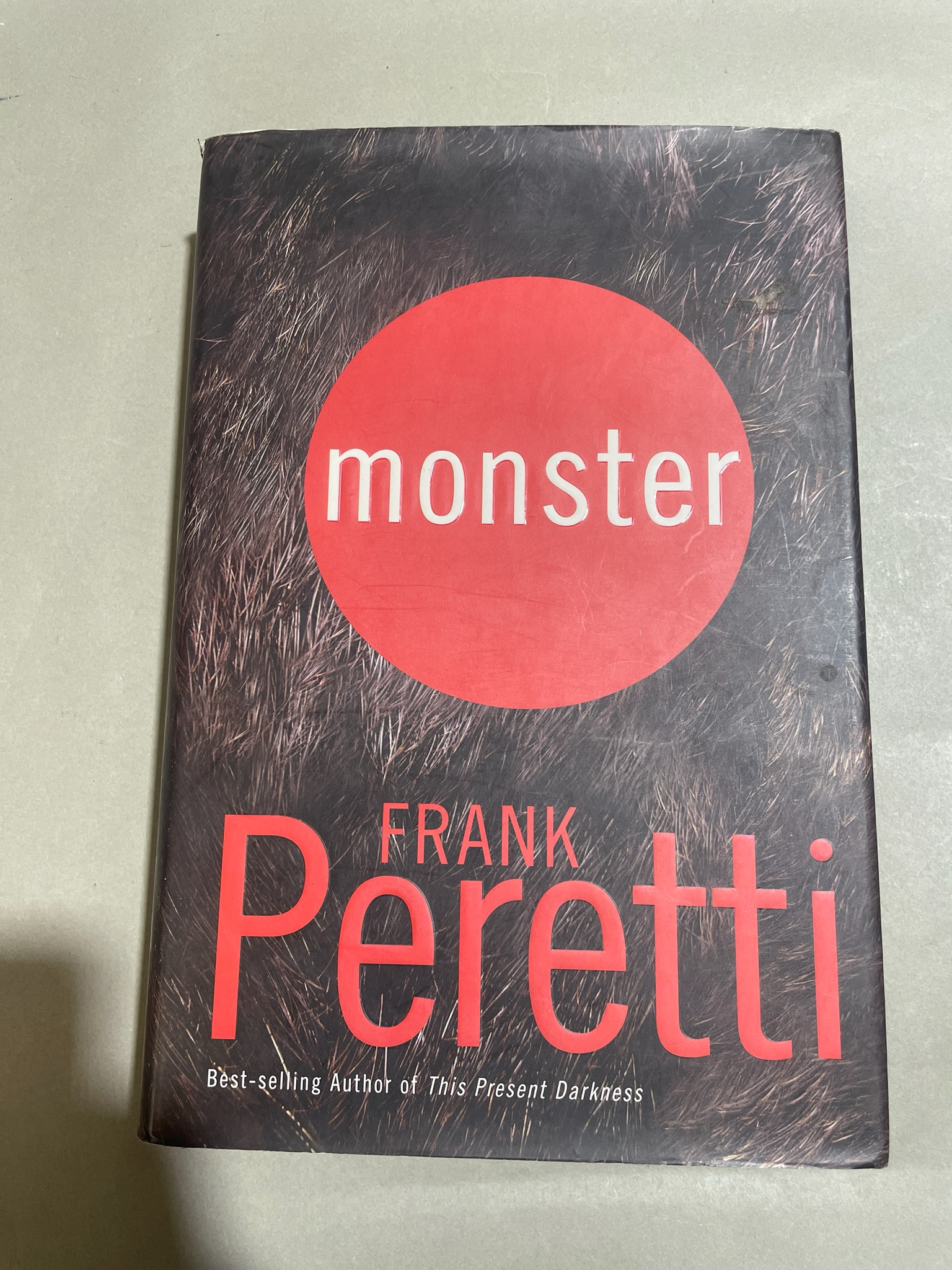 Frank Peretti Monster Hardcover Novel