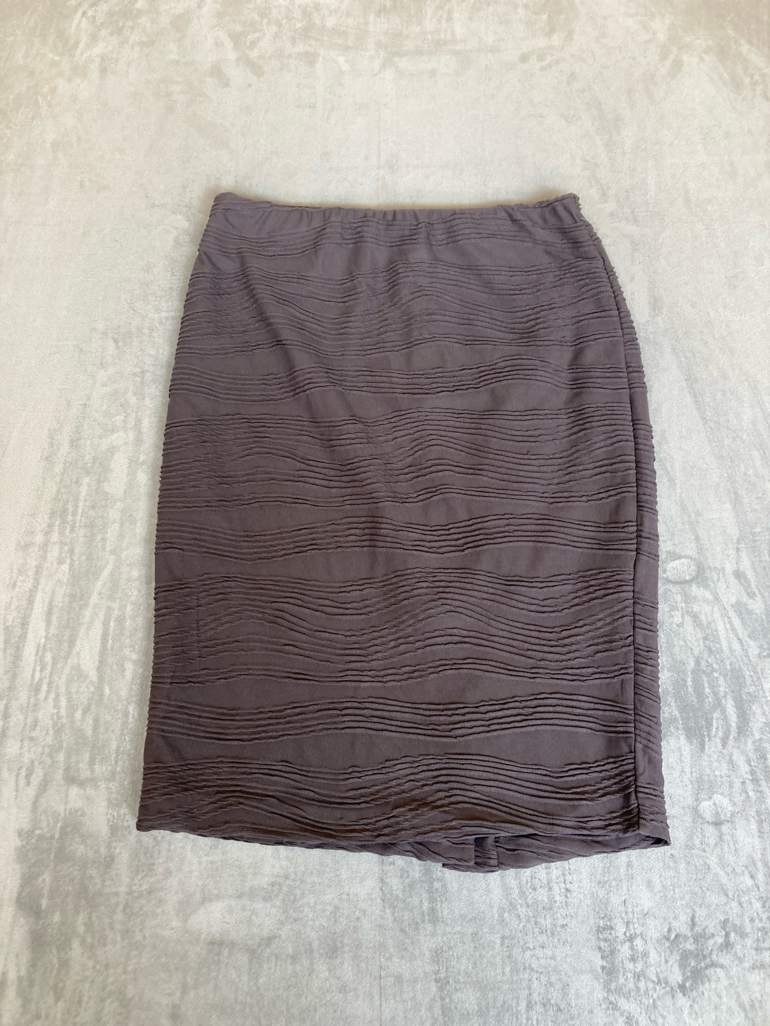 Charcoal Gray Polyester Pencil Skirt Size Small