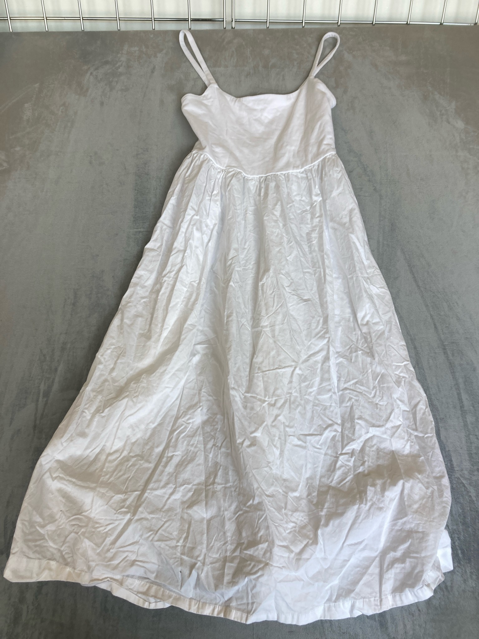Old Navy White Cotton-Blend Sundress
