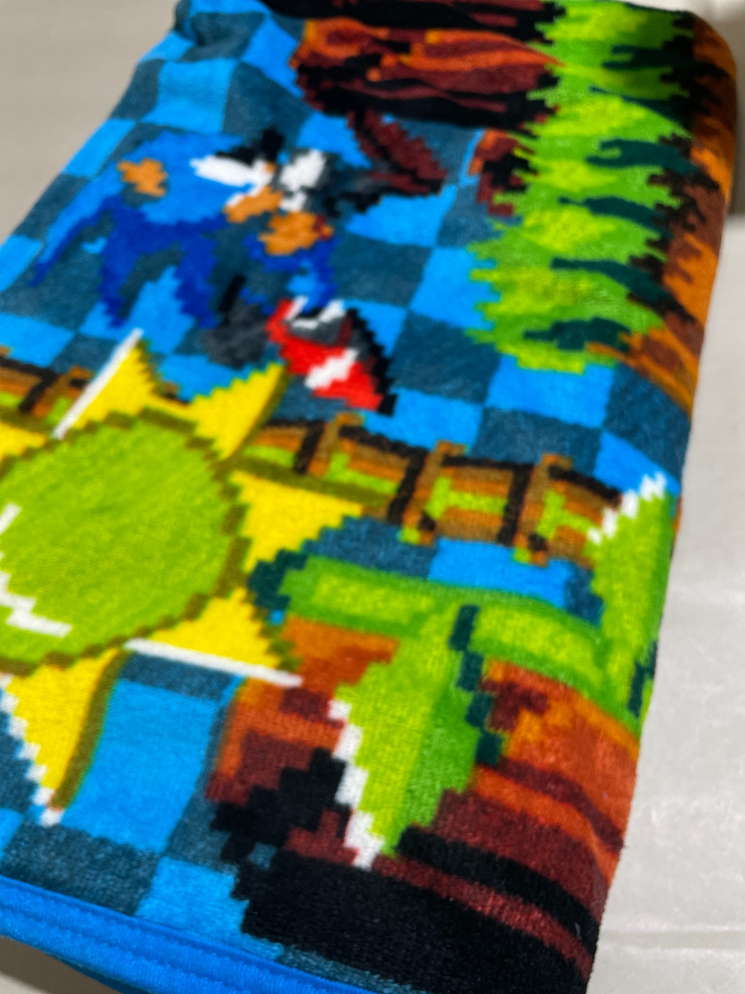 Blue Kids Hand Towel