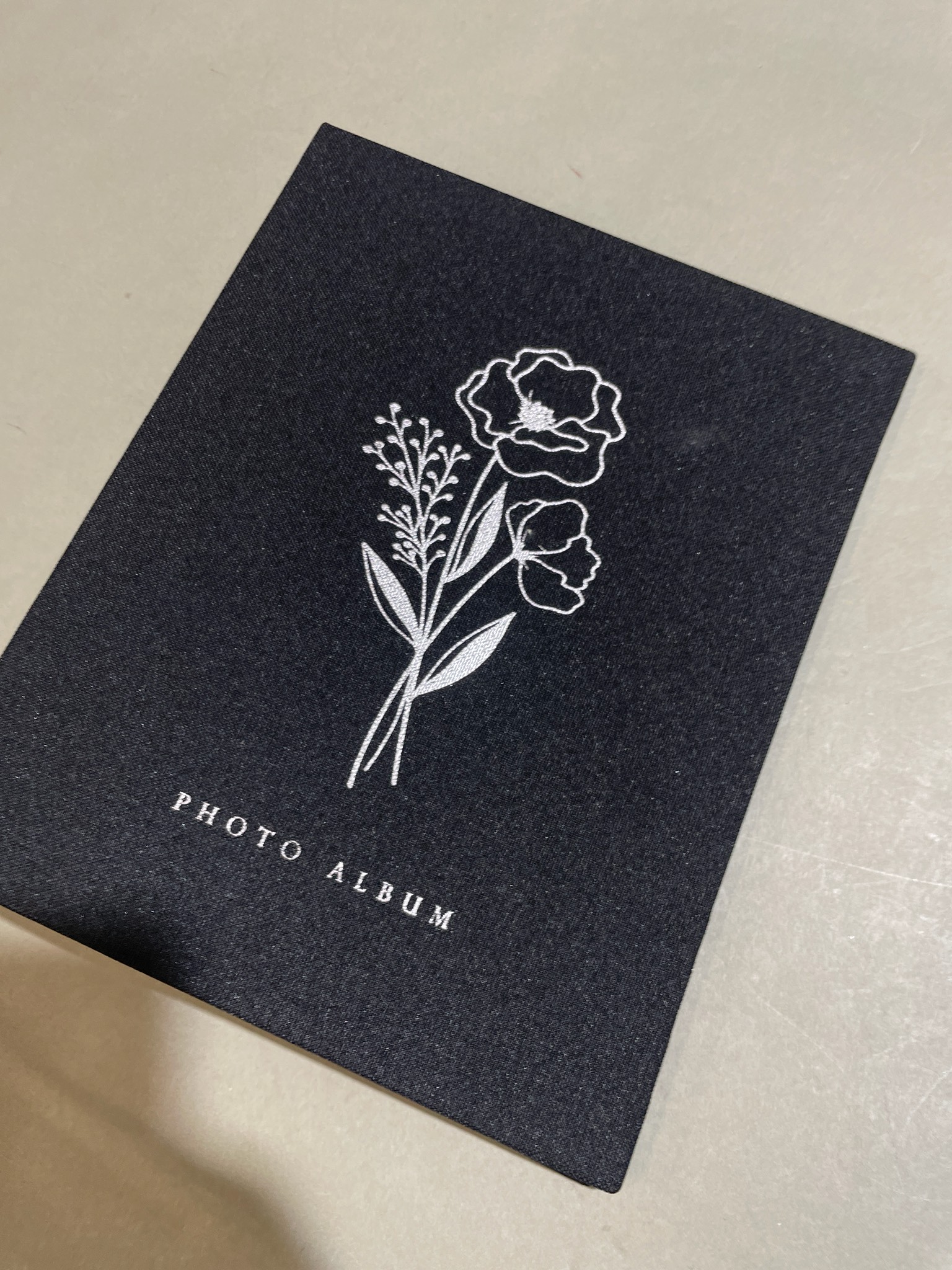Black Hardcover Photo Album